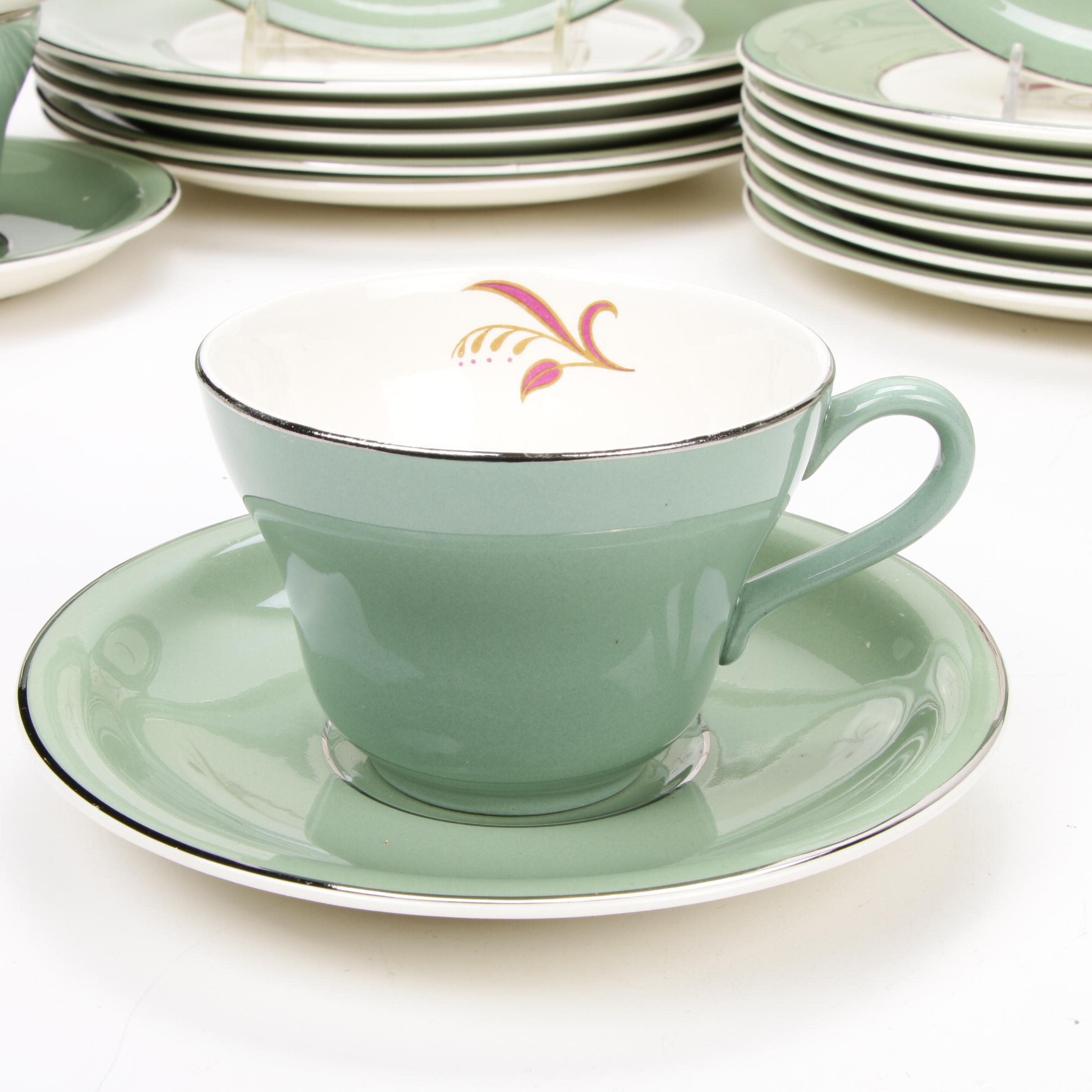 The Harker Pottery Co. "Slender Leaf" Dinnerware