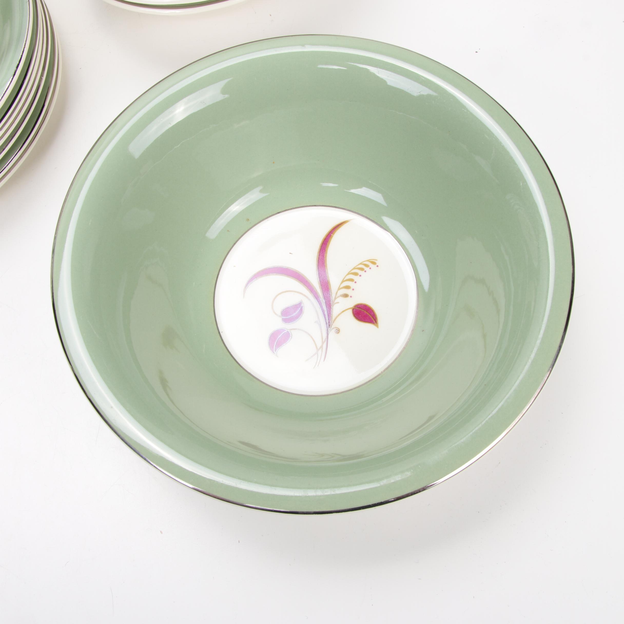 The Harker Pottery Co. "Slender Leaf" Dinnerware