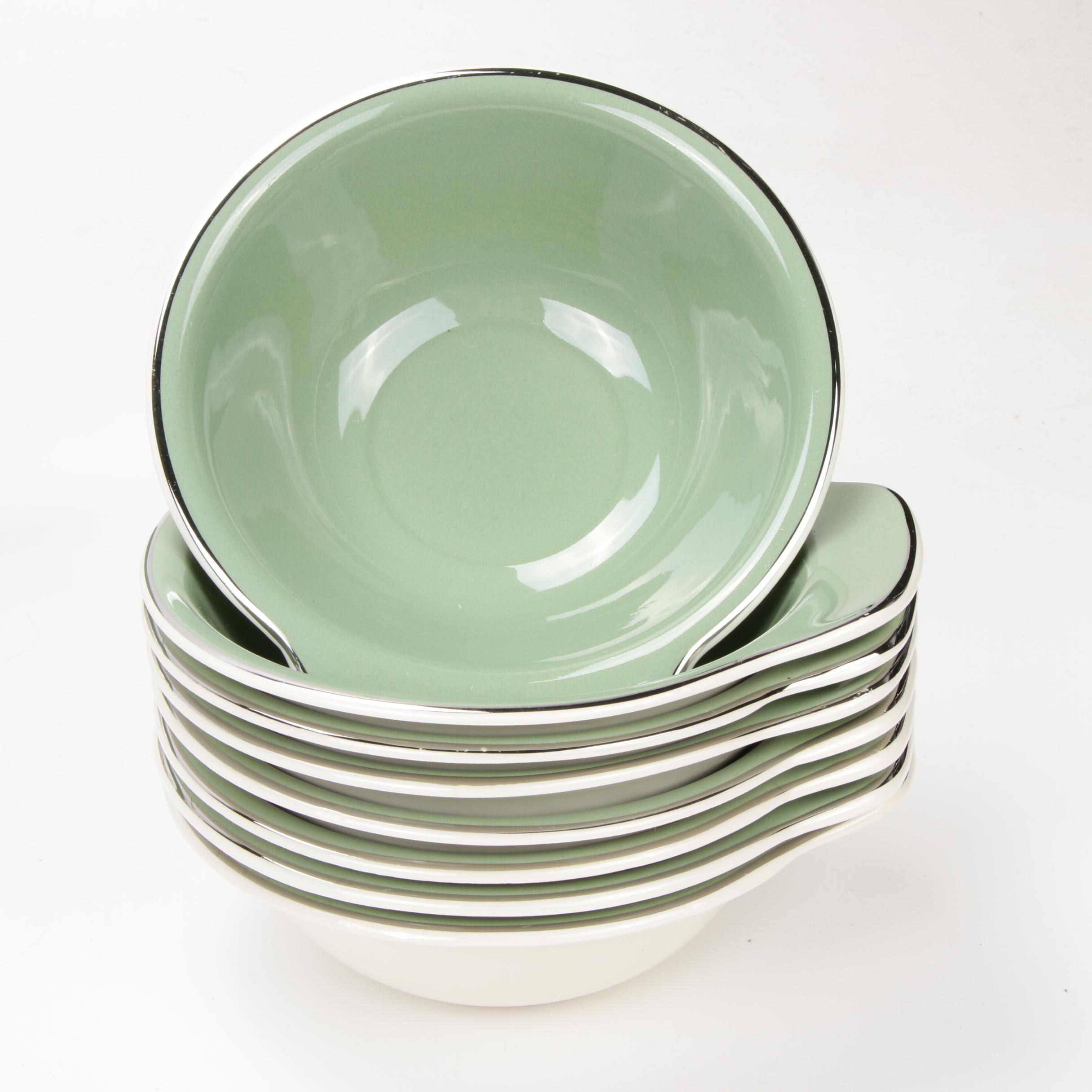 The Harker Pottery Co. "Slender Leaf" Dinnerware