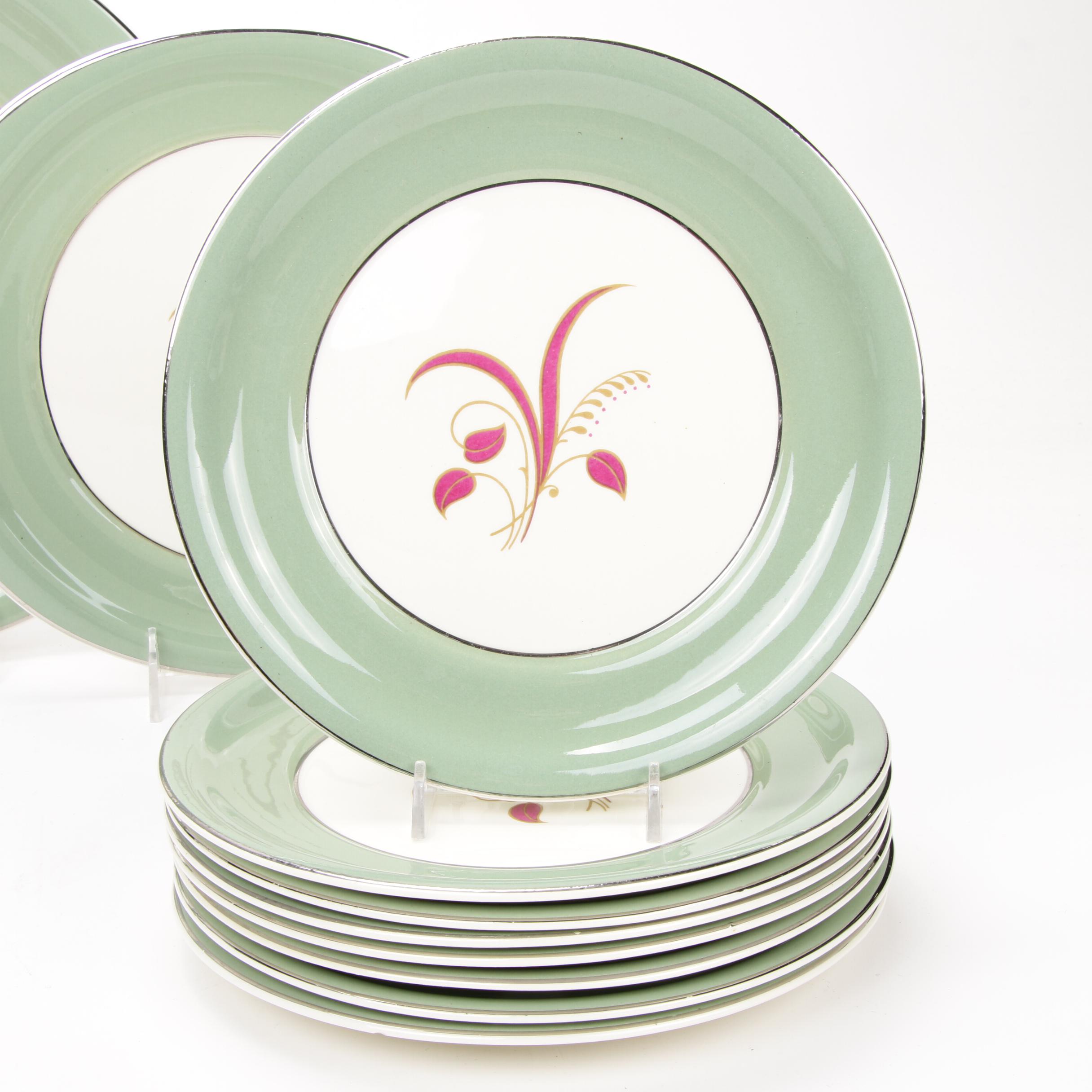 The Harker Pottery Co. "Slender Leaf" Dinnerware