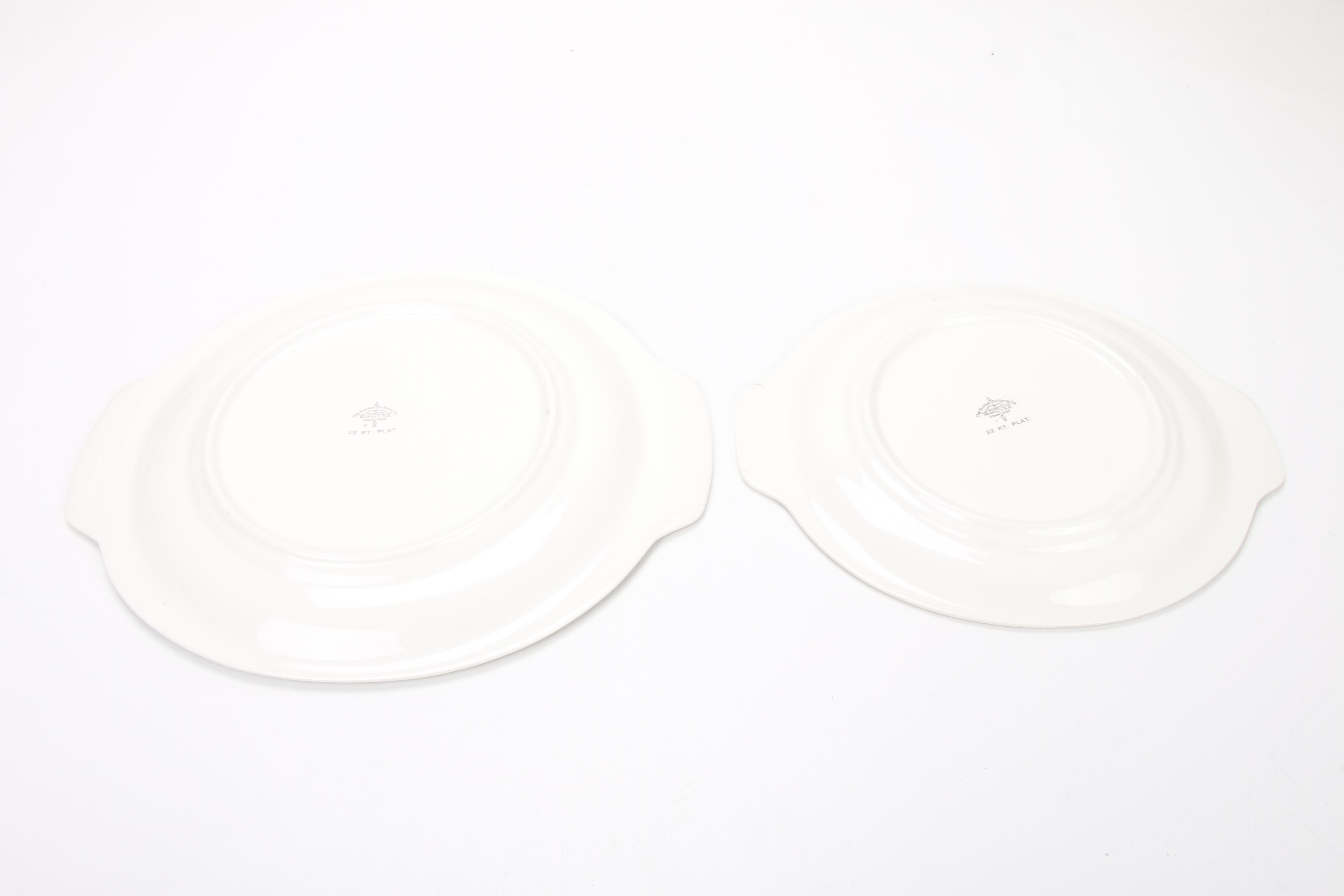 The Harker Pottery Co. "Slender Leaf" Dinnerware