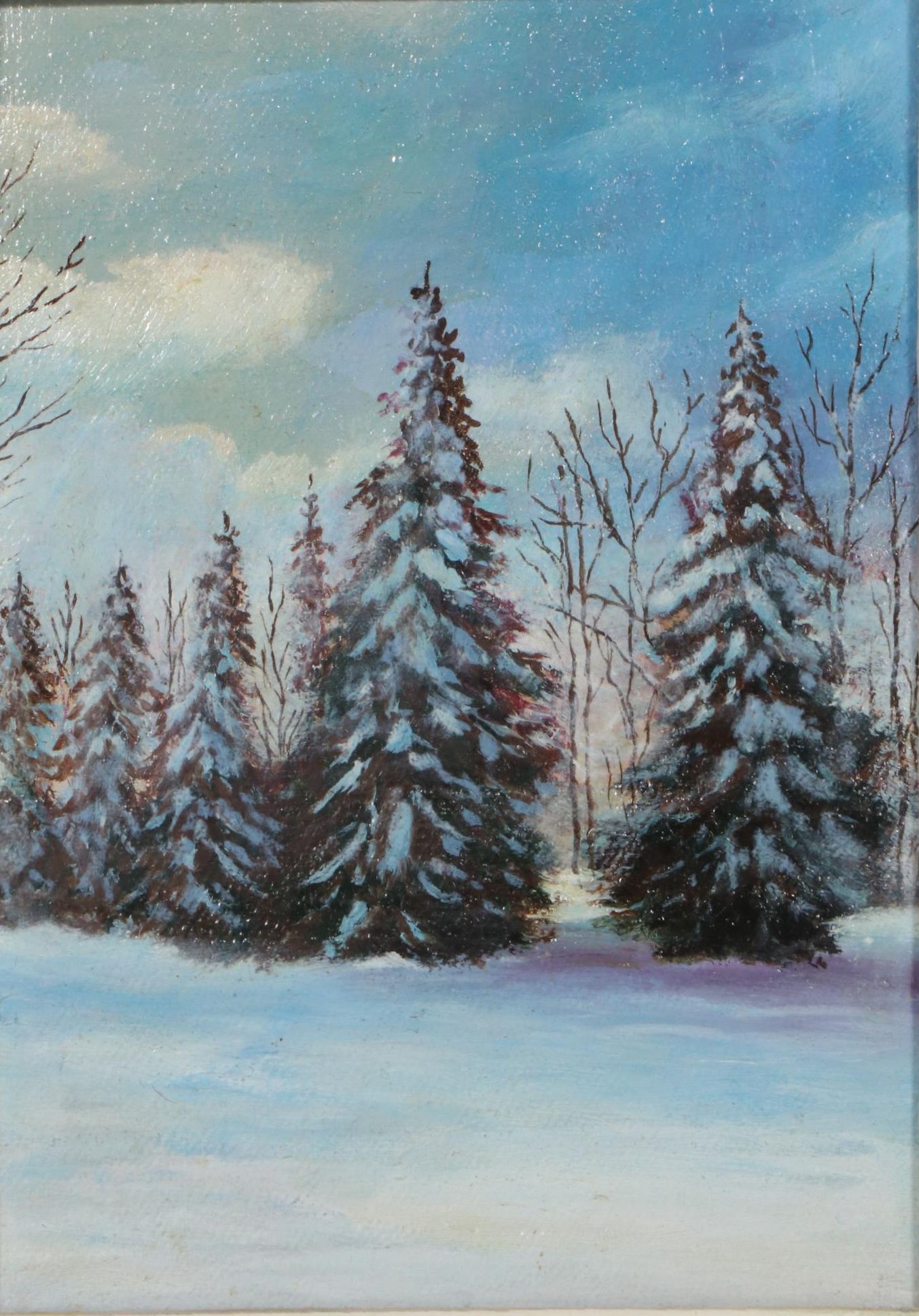 K. Yermakova Oil Paintings of Russian Scenes, Circa 1990