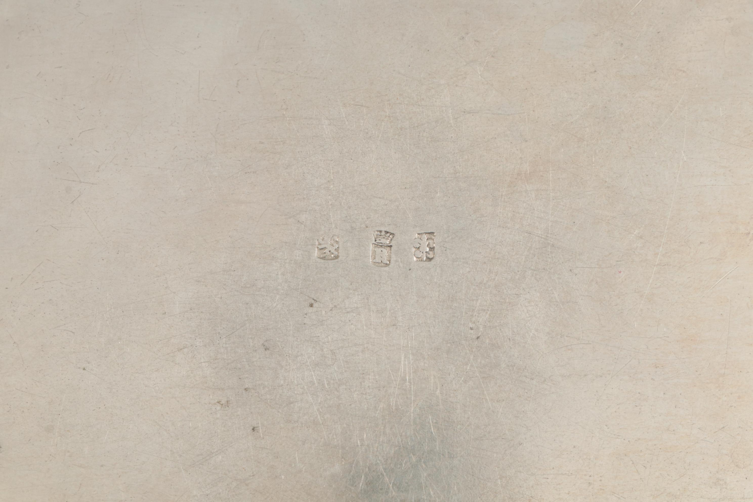 Friedrich Reusswig of Hanau, Germany 800 Silver Repoussé Hinged Box