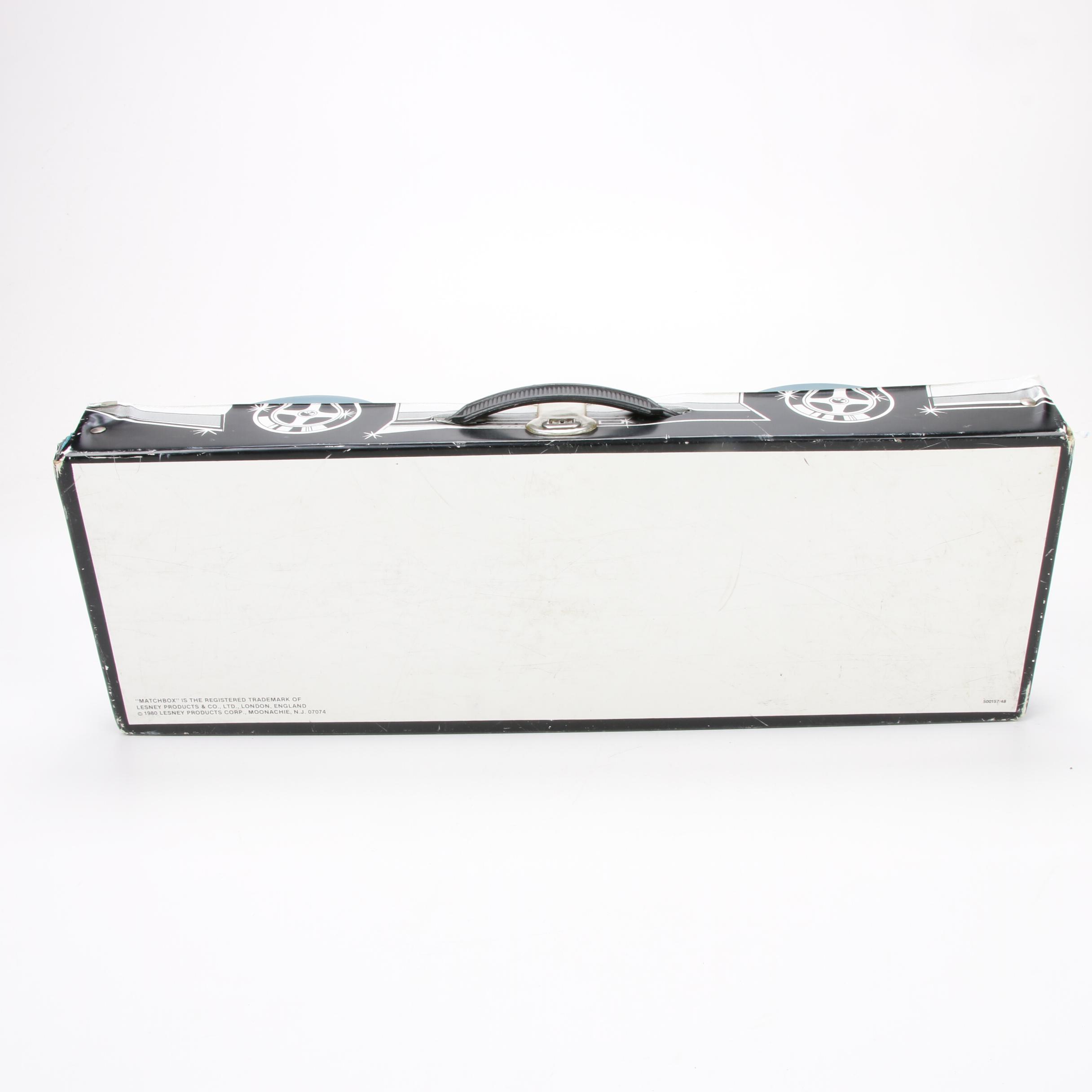 Lesney's Matchbox Full Race-car Case and Micro-Machines Vehicles and Airplanes