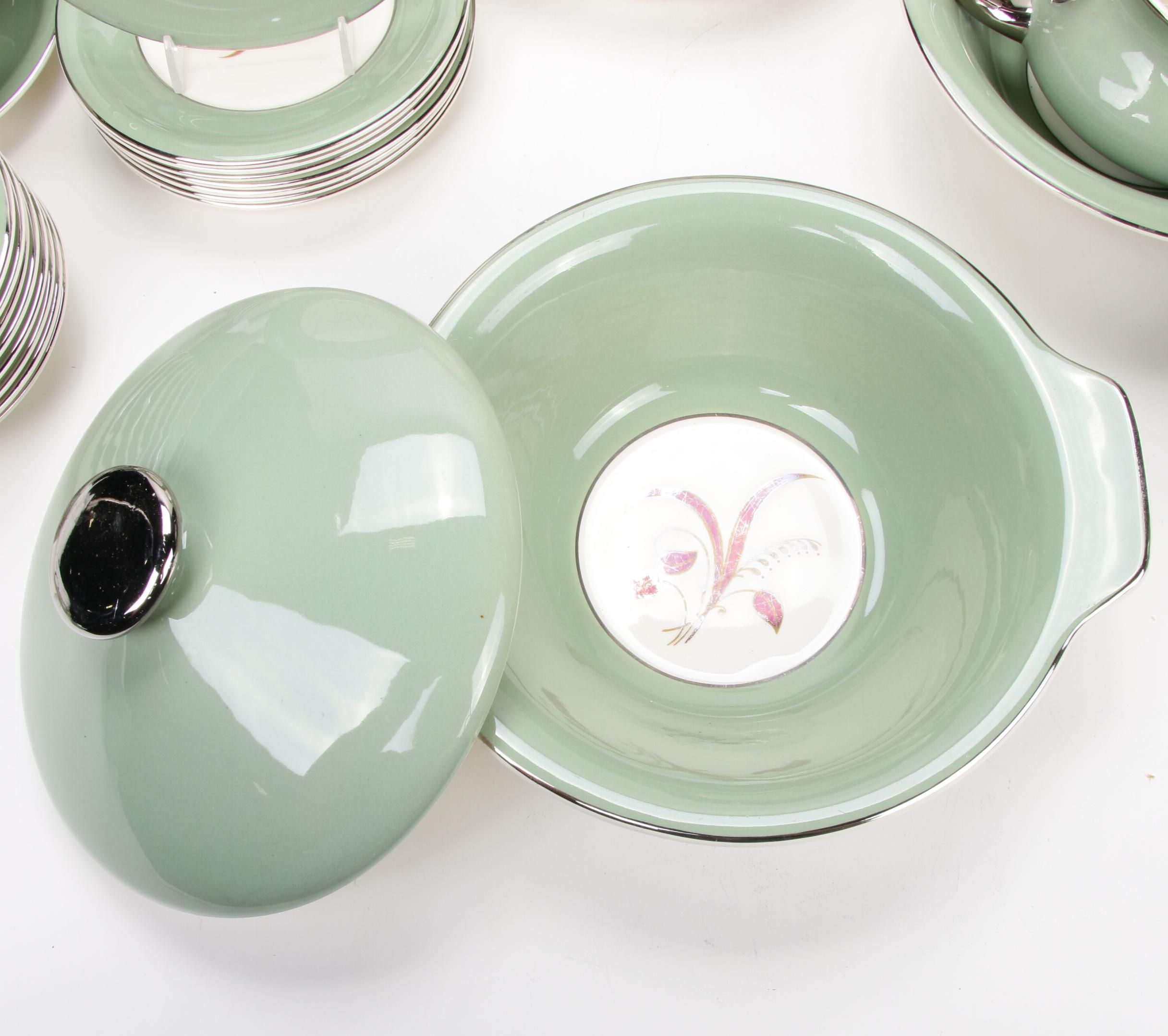 The Harker Pottery Co. "Slender Leaf" Dinnerware