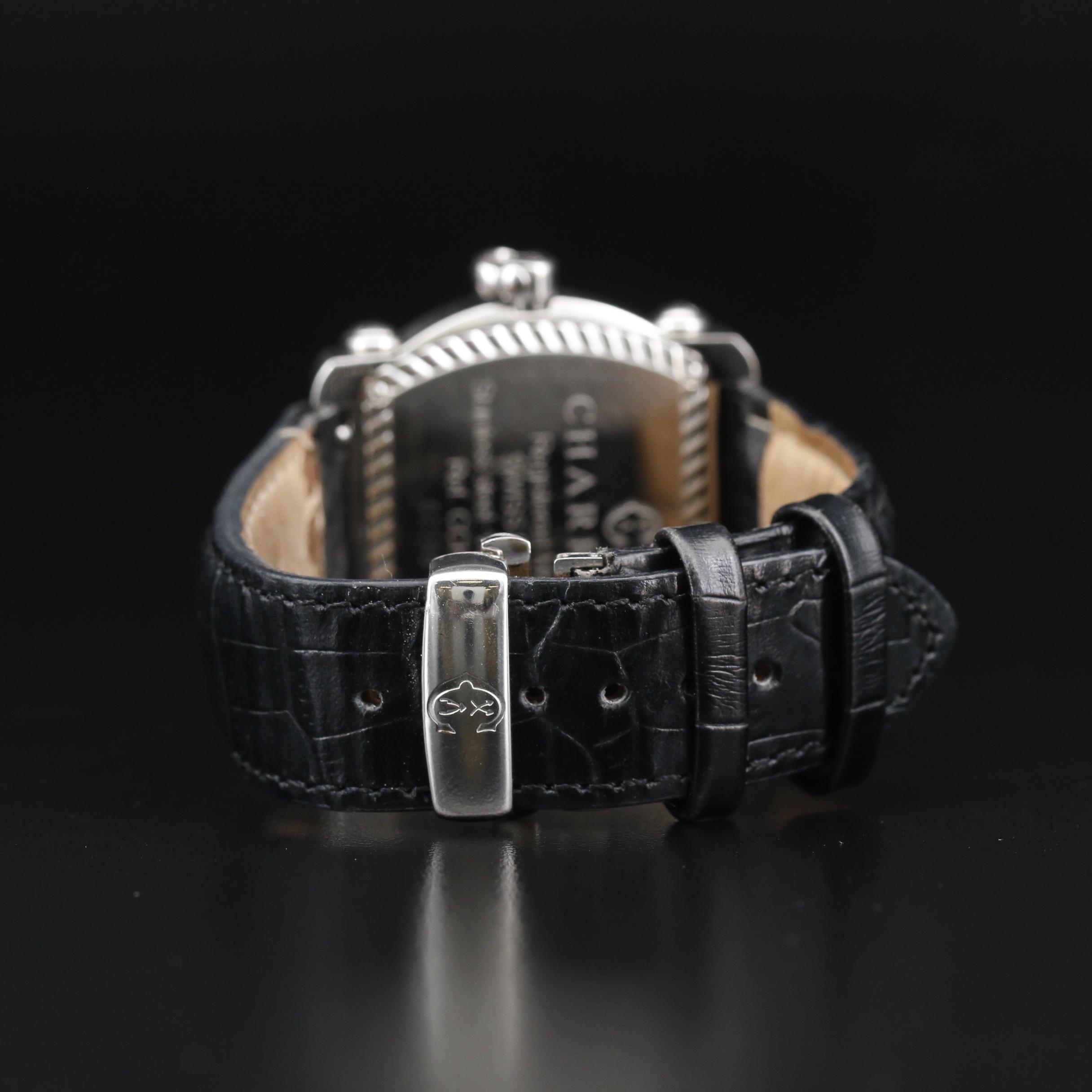 Charriol Geneve "Actor" Stainless Steel and 1.25 CTW Diamond Quartz Watch