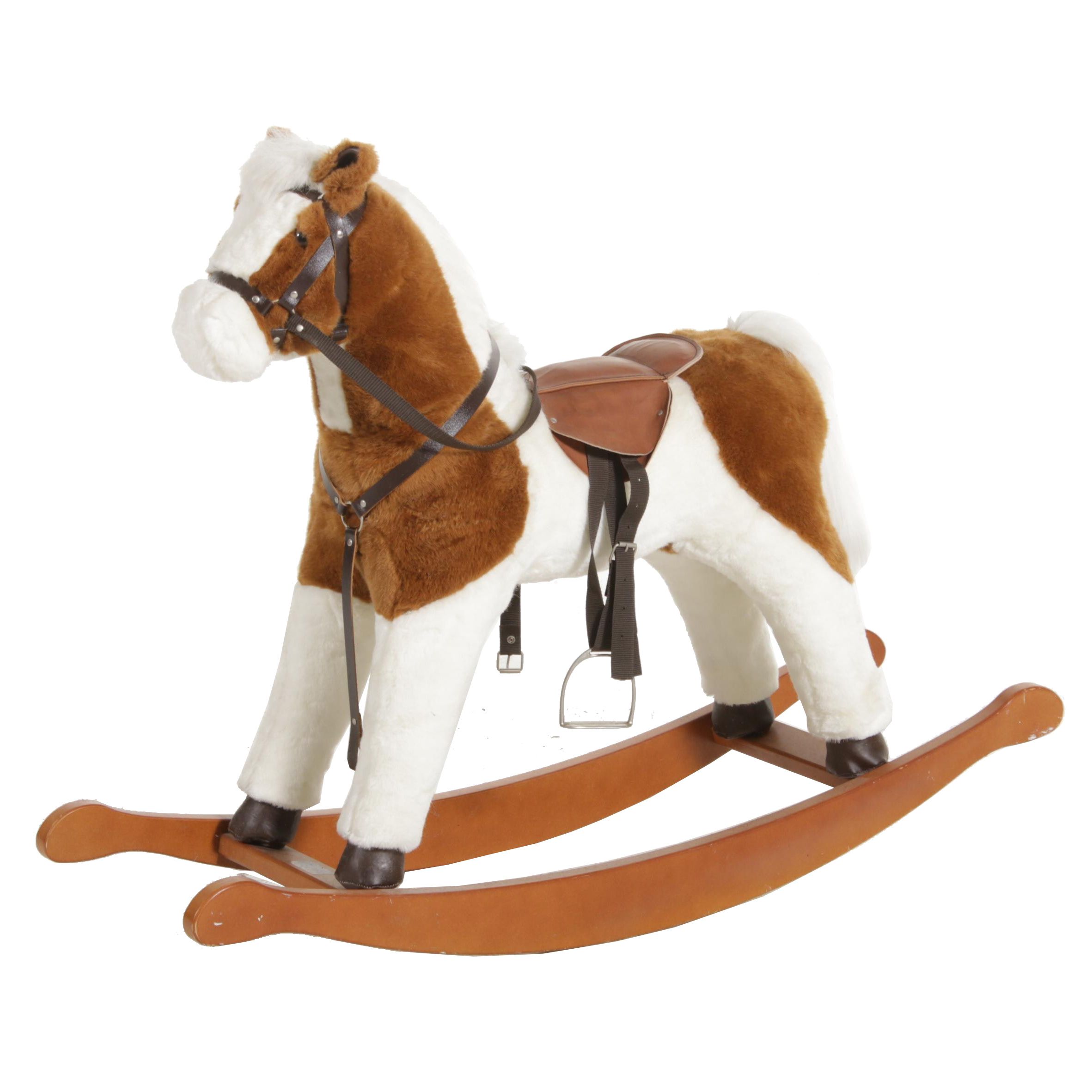 Mulholland & Bailie Plush Rocking Horse