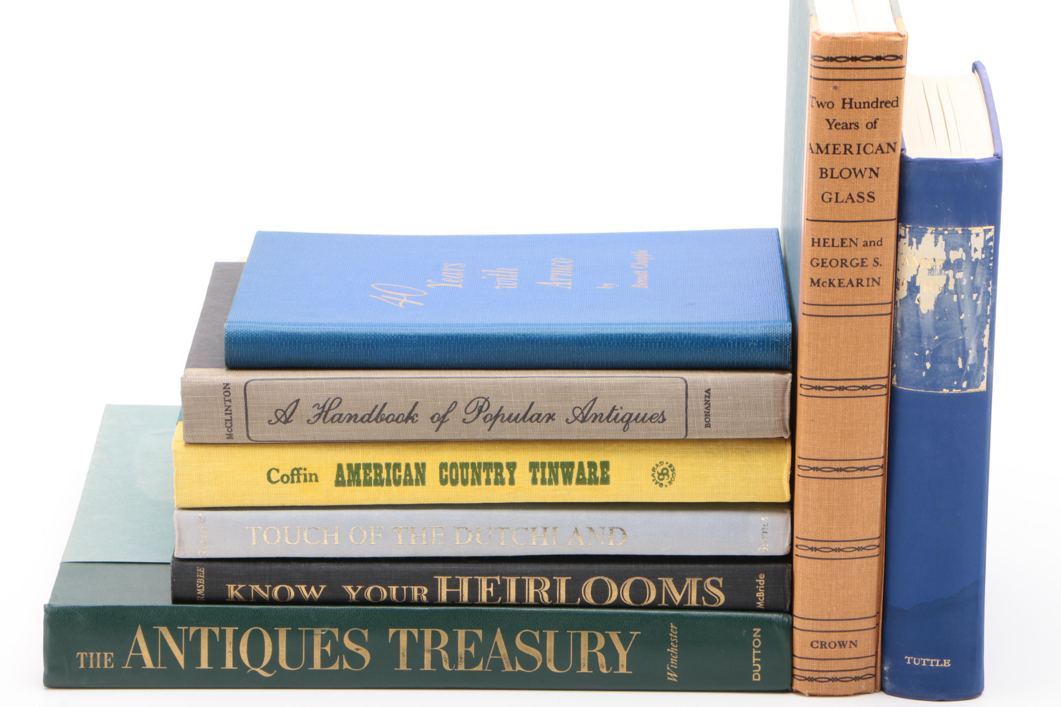 Antiques and Collecting Reference Books Including "Know Your Heirlooms"