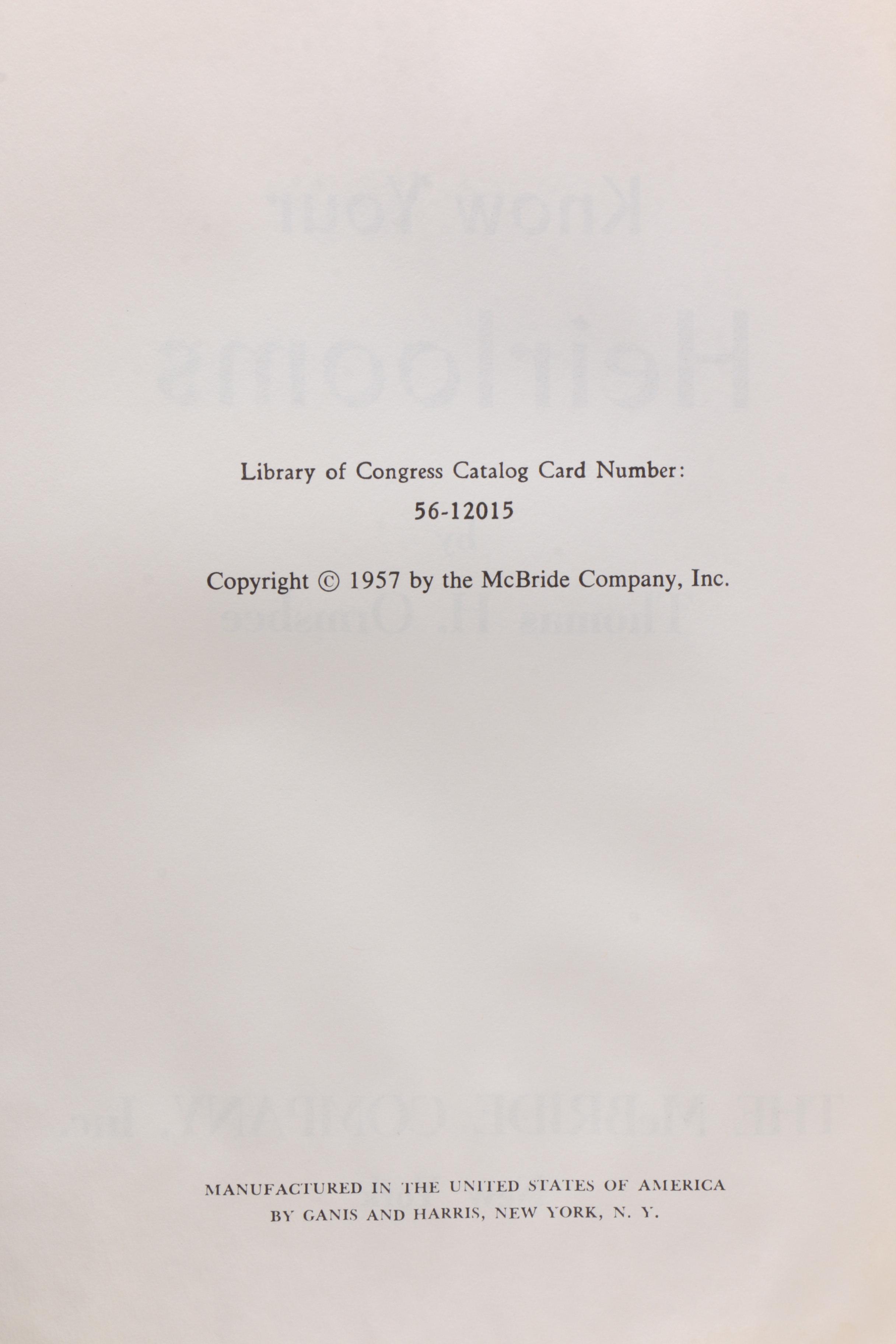 Antiques and Collecting Reference Books Including "Know Your Heirlooms"