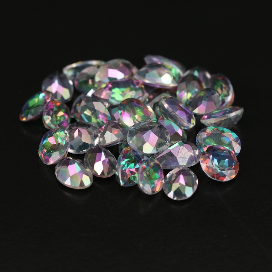 Loose 35.21 CTW Mystic Topaz Selection