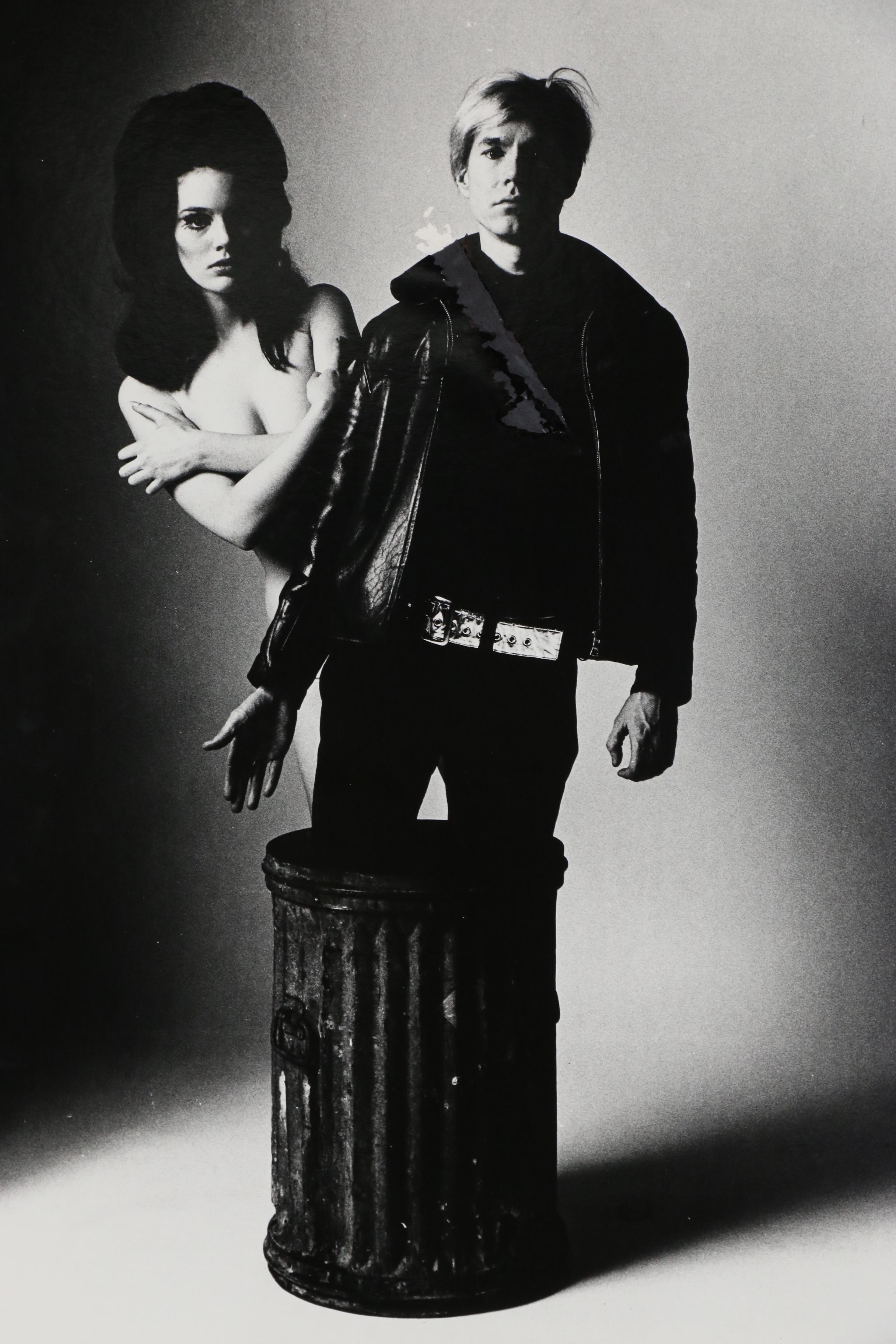 Carl Fischer Silver Print "Susan Bottomly and Andy Warhol"