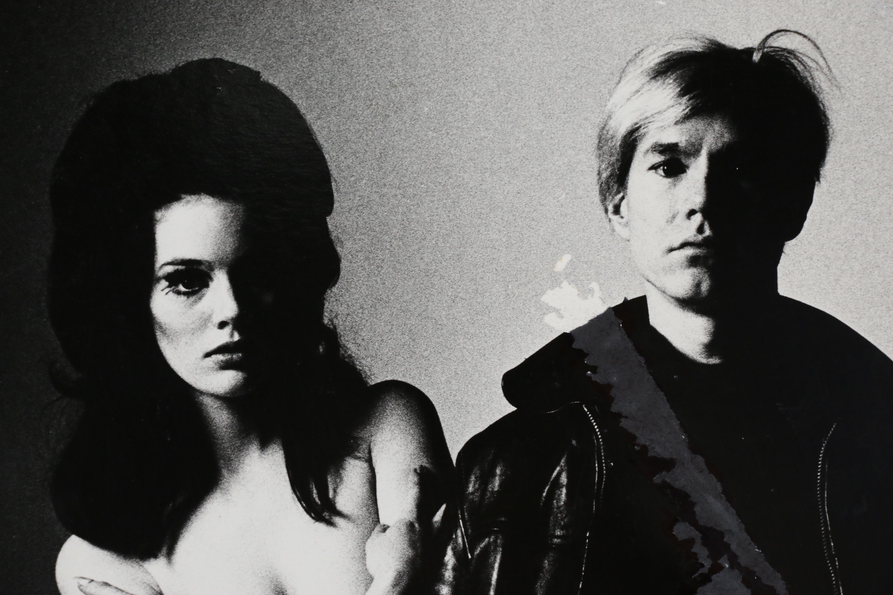 Carl Fischer Silver Print "Susan Bottomly and Andy Warhol"