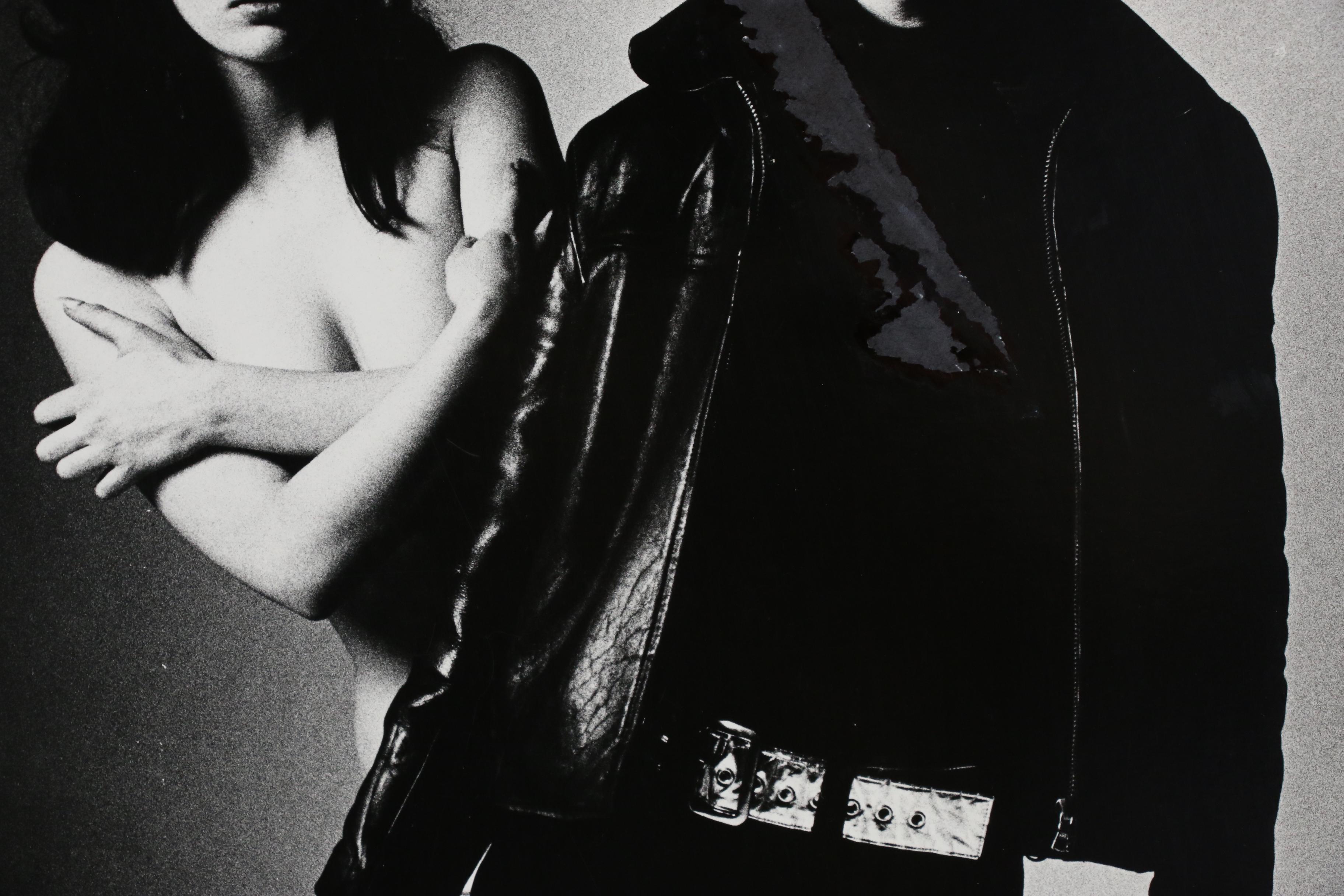 Carl Fischer Silver Print "Susan Bottomly and Andy Warhol"