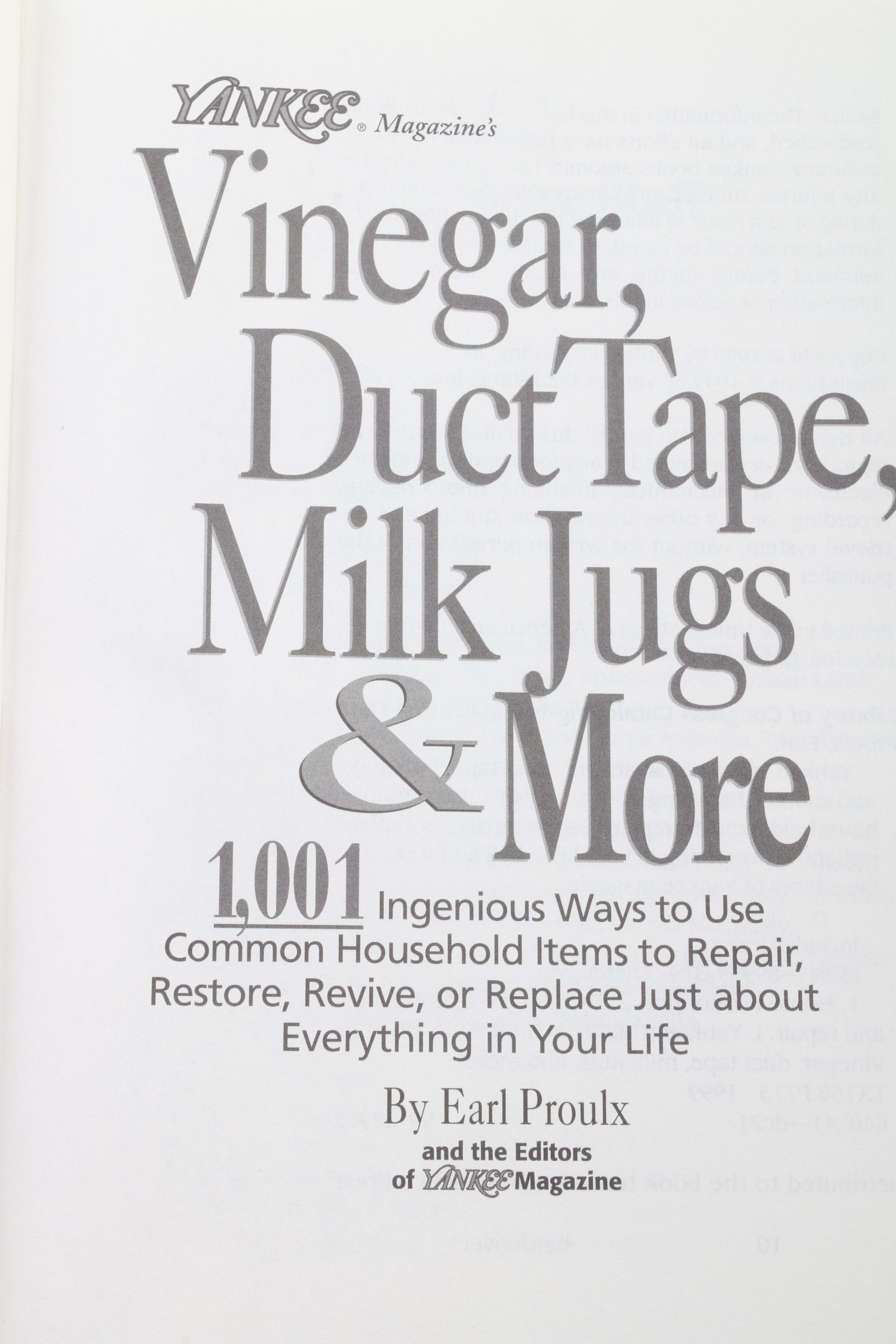 First Edition "Having Tea" by Calvert and Other Cookbooks and Cleaning Tip Books