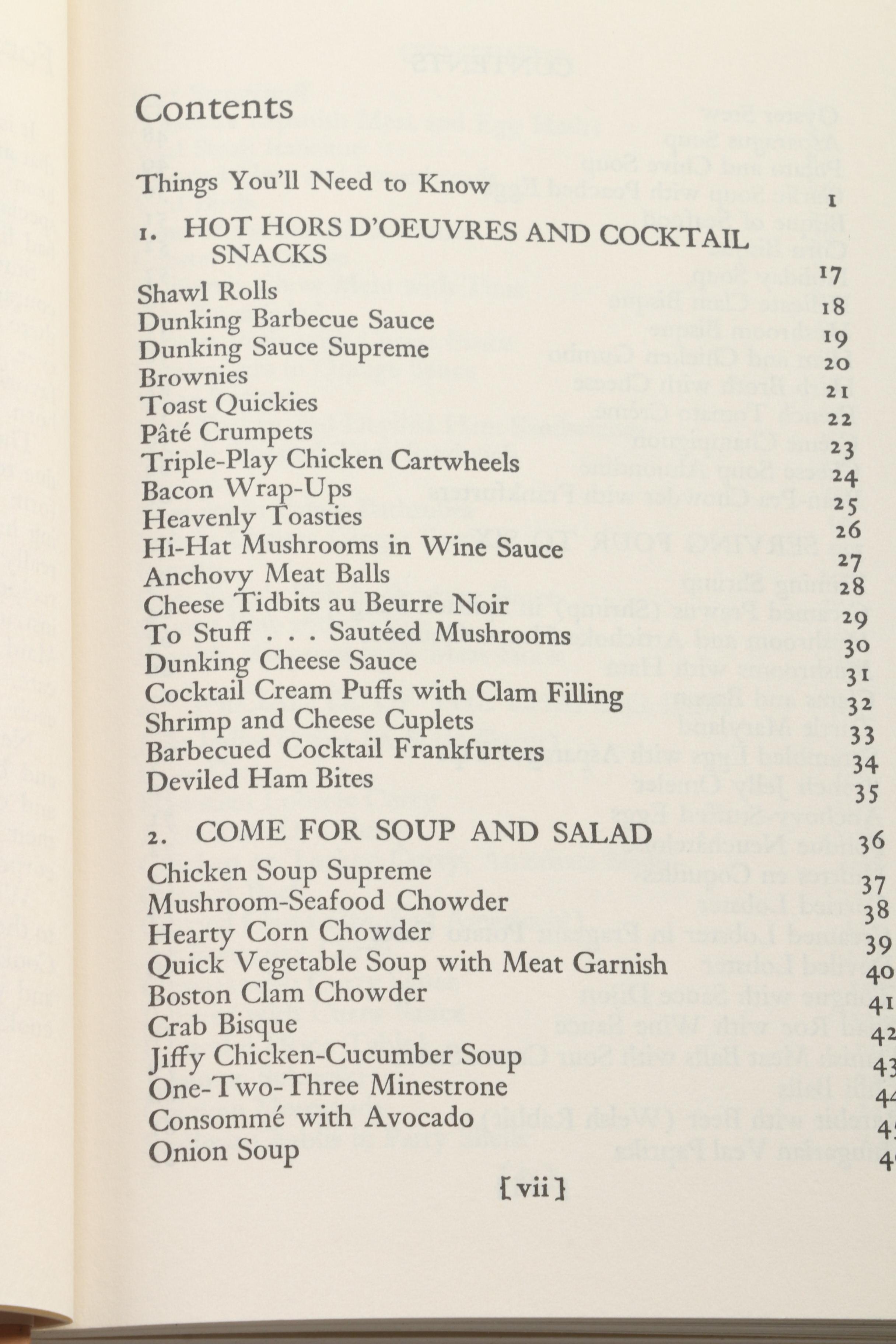 First Edition "Having Tea" by Calvert and Other Cookbooks and Cleaning Tip Books