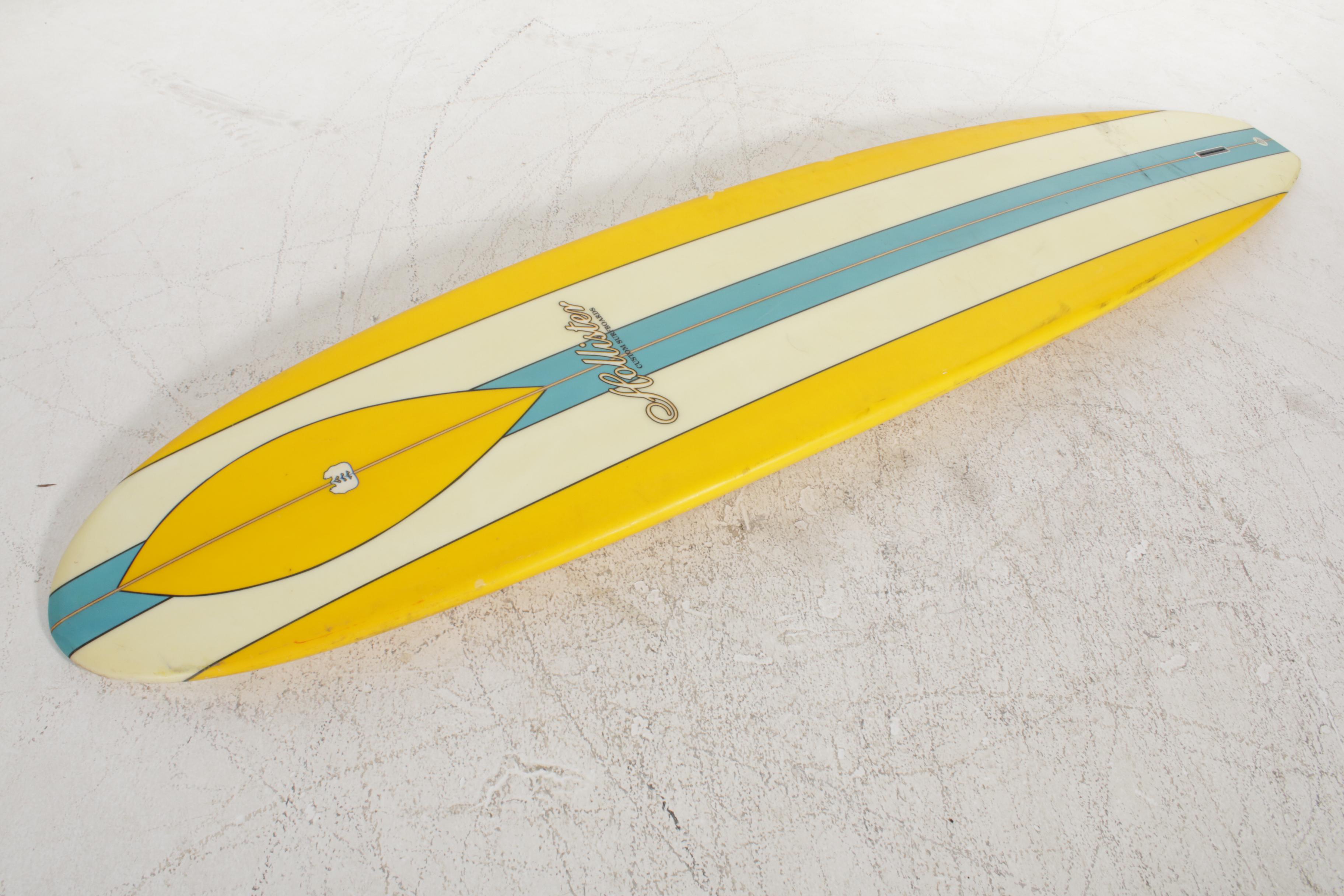 Surfboard Advertisement Memorabilia Featuring Hollister