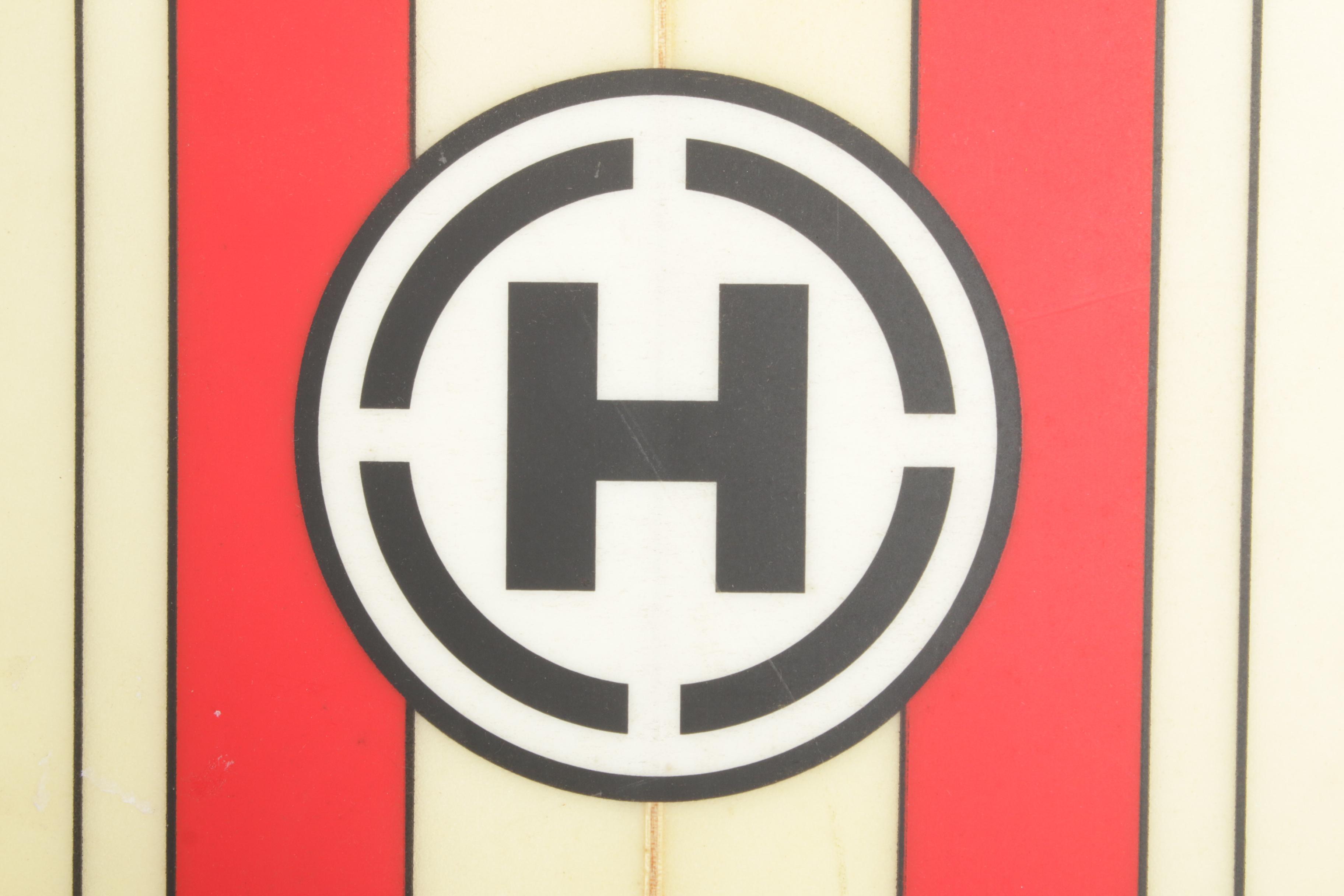 Surfboard Advertisement Memorabilia Featuring Hollister