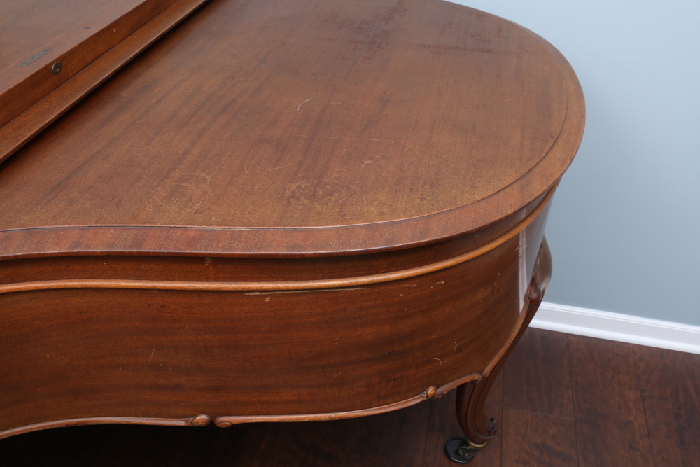 Chickering & Sons Baby Grand Piano with Bench, circa 1920s