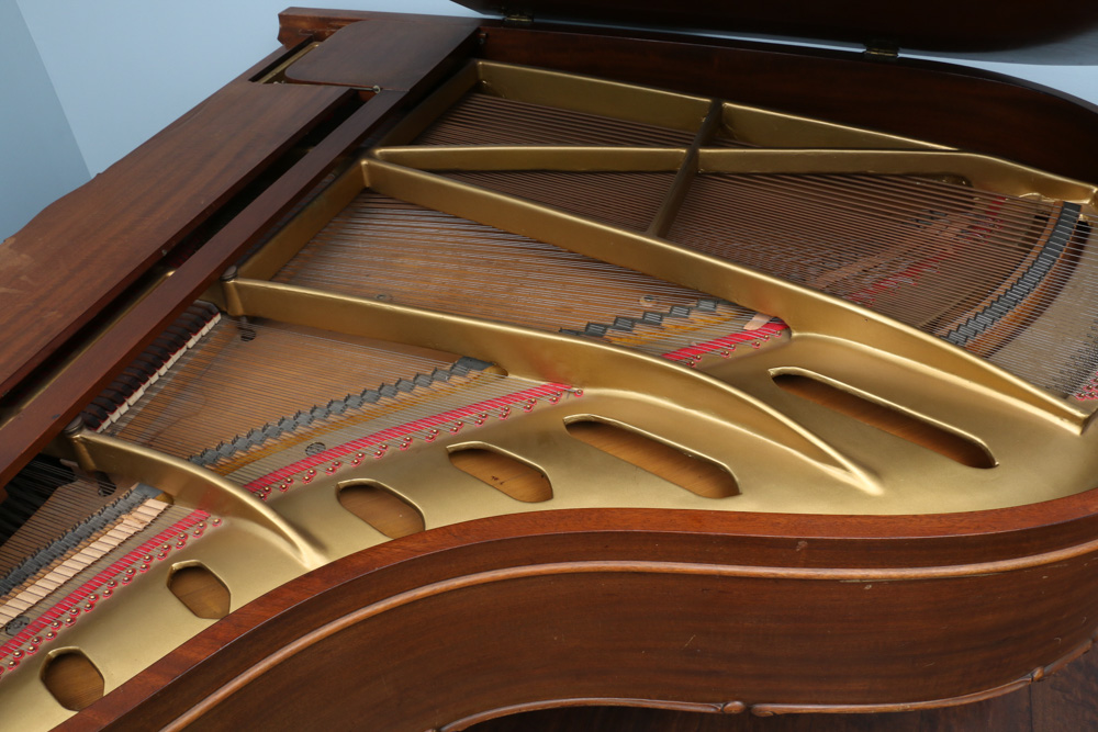 Chickering & Sons Baby Grand Piano with Bench, circa 1920s