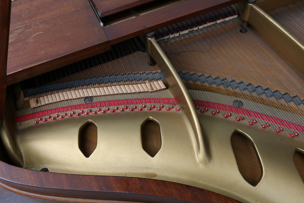 Chickering & Sons Baby Grand Piano with Bench, circa 1920s