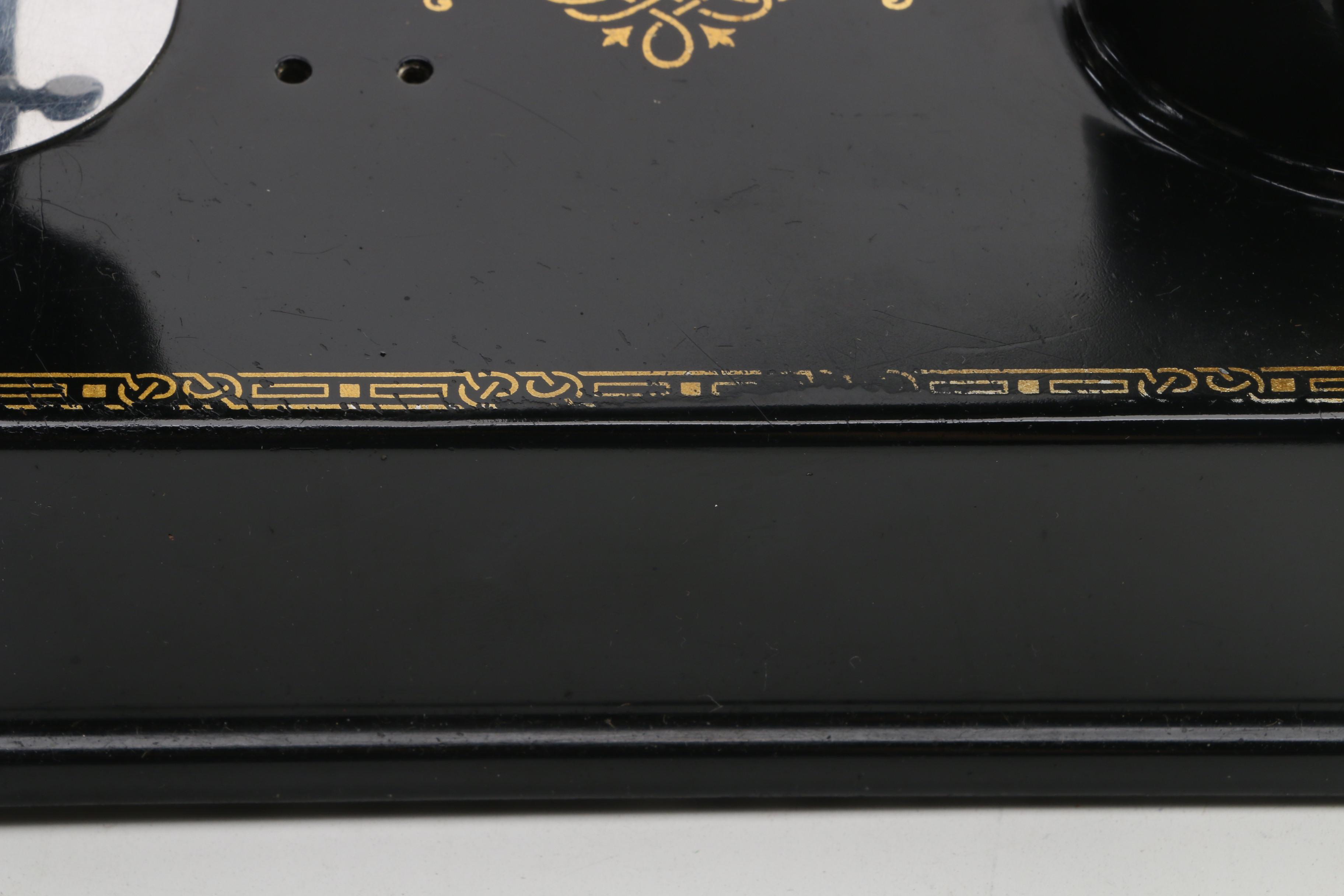 Singer Featherweight Portable Sewing Machine in Case with Attachments, 1930