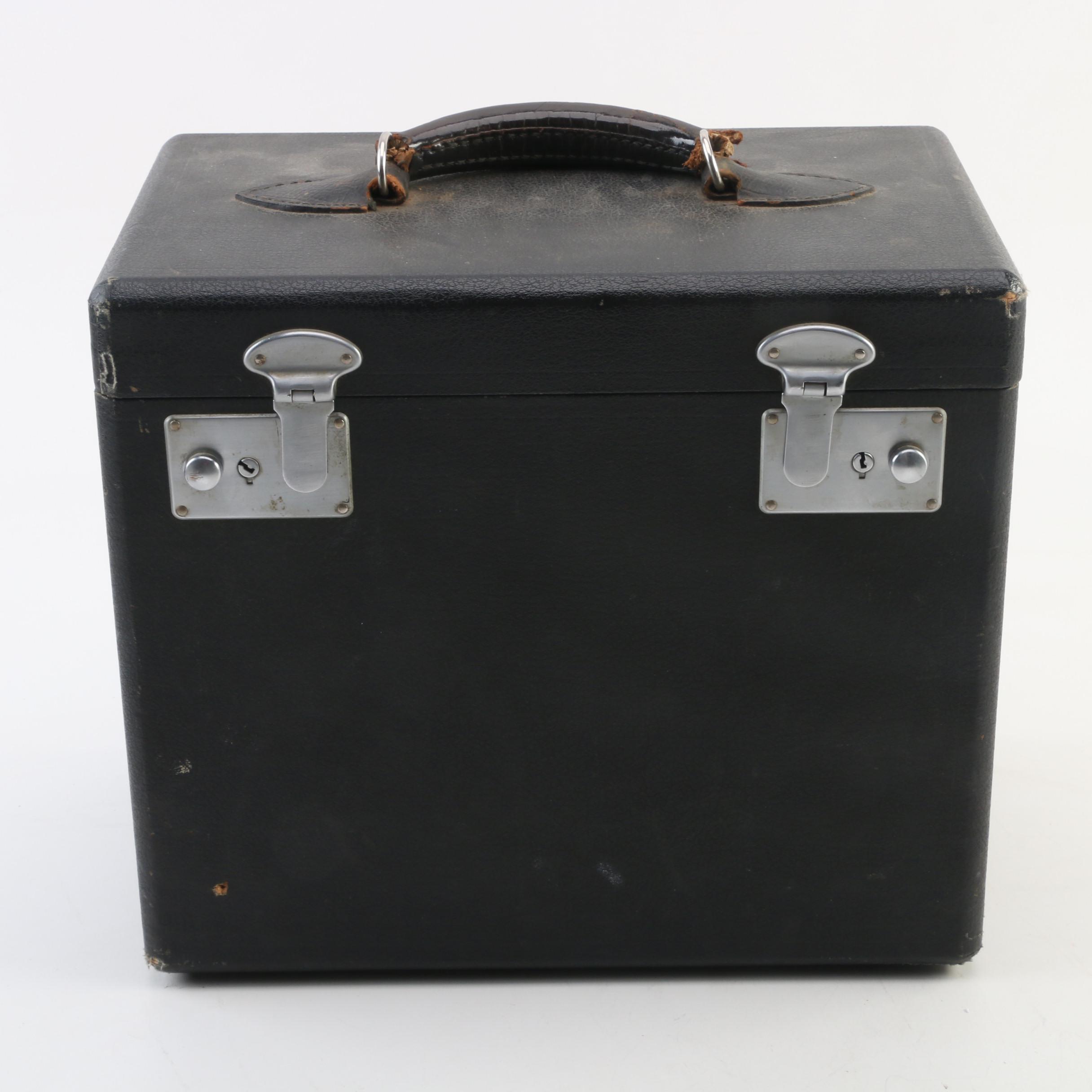 Singer Featherweight Portable Sewing Machine in Case with Attachments, 1930