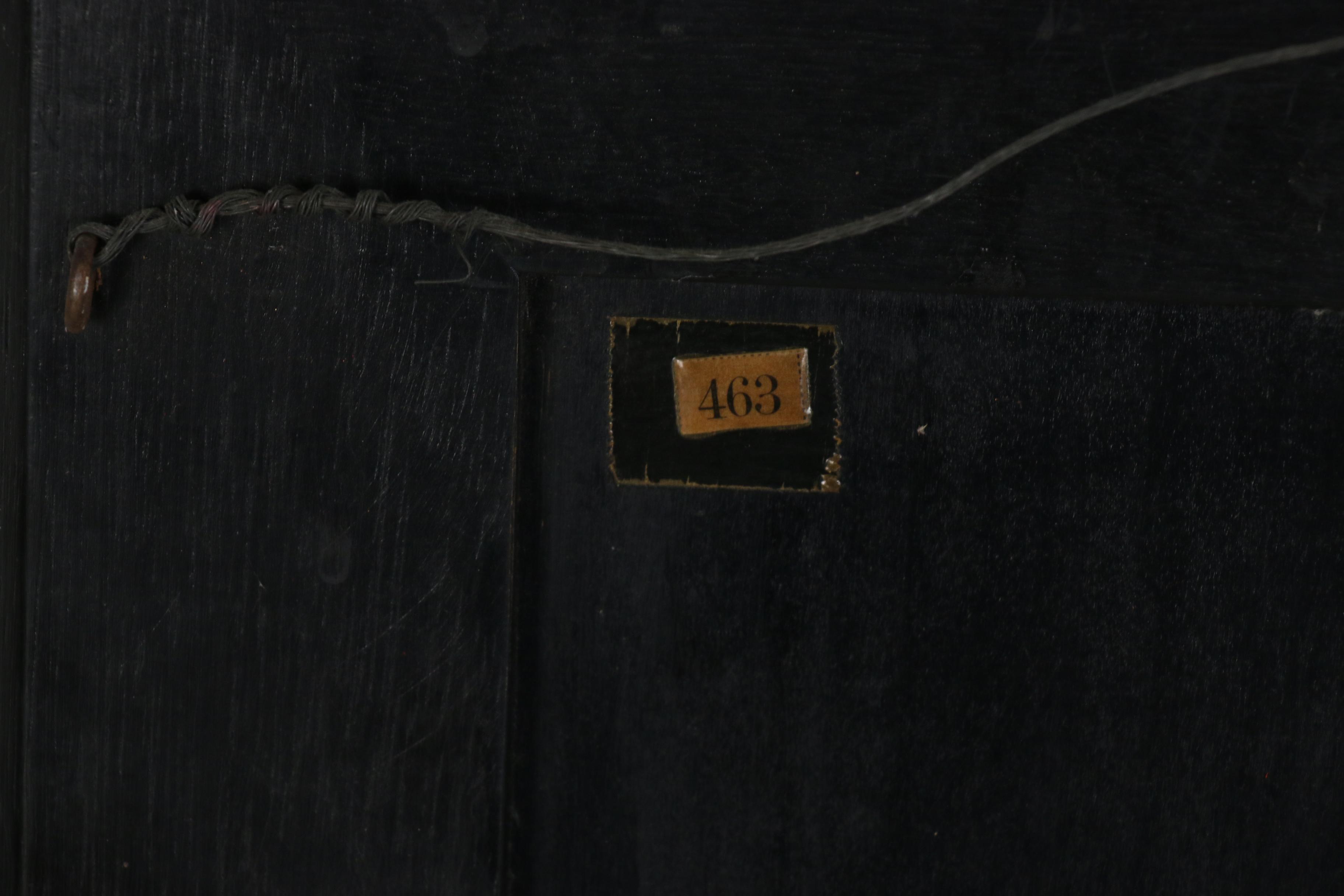 Aida Whedon Painted Ceramic Tile of Three Princesses, Mid to Late 20th Century