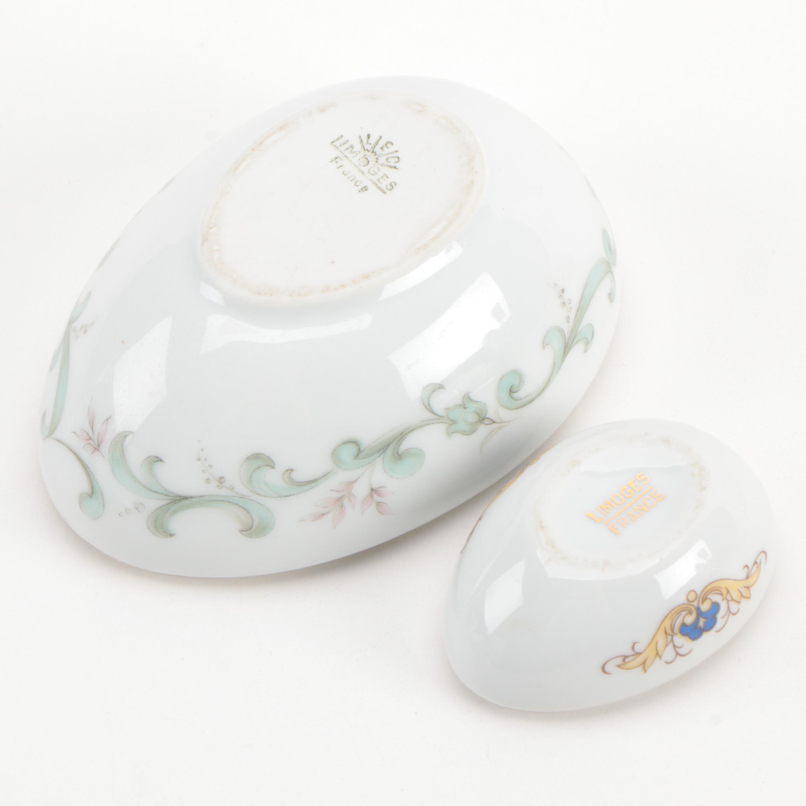 Tiffany & Co. "Tiffany Garden" Limoges Box with Other Porcelain Table Décor
