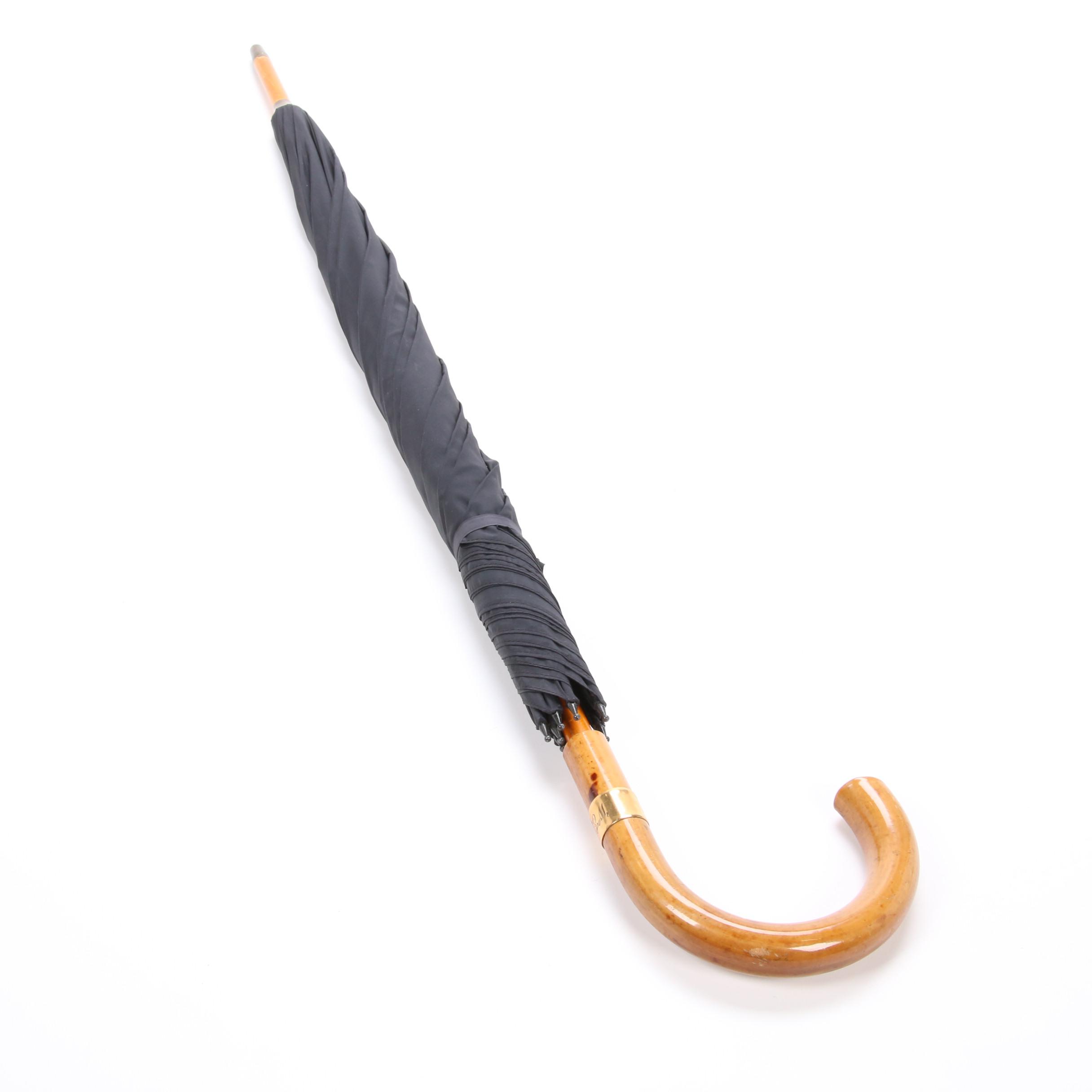 Swaine Adeney Brigg Umbrella with "Appointment to the Crown" Mark