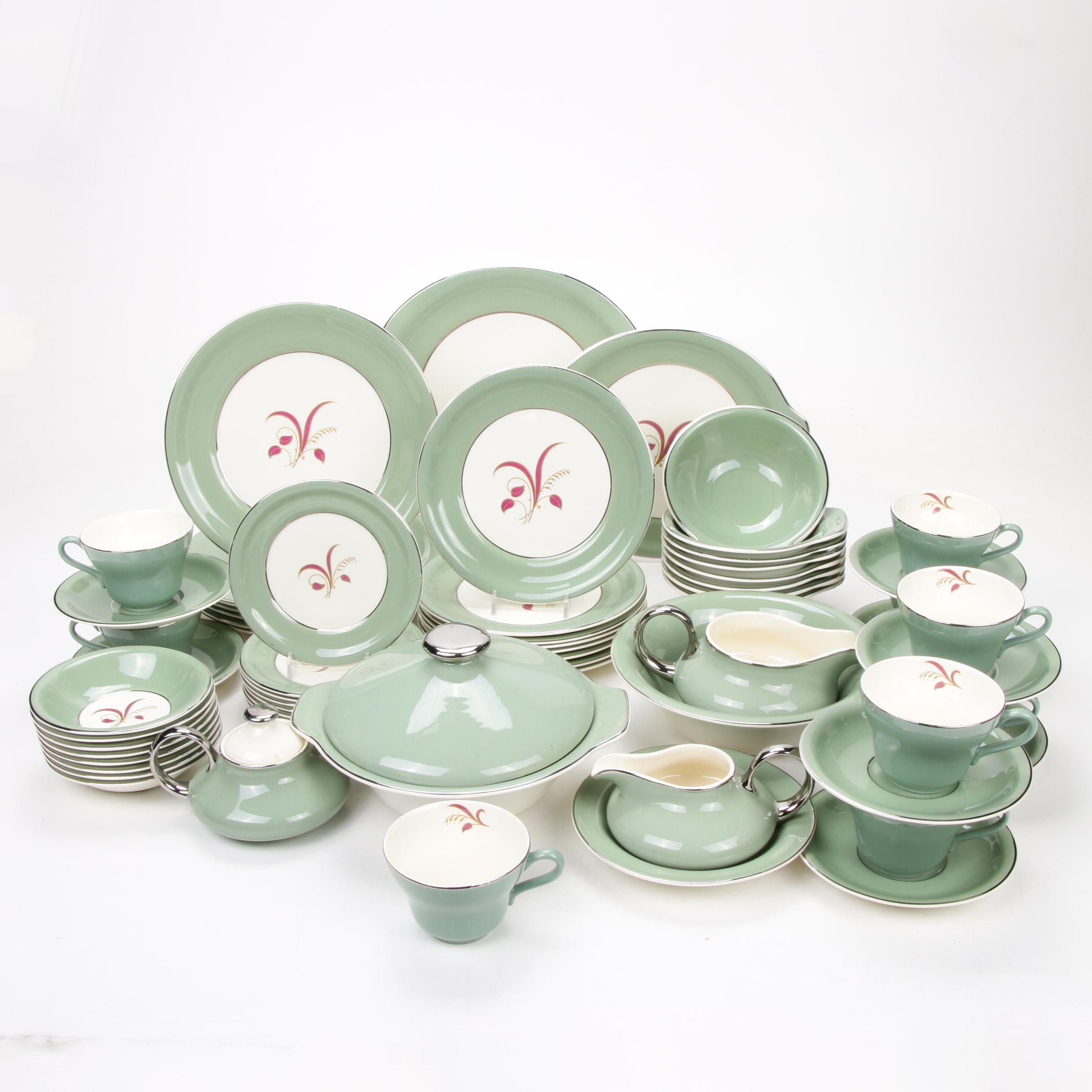 The Harker Pottery Co. "Slender Leaf" Dinnerware