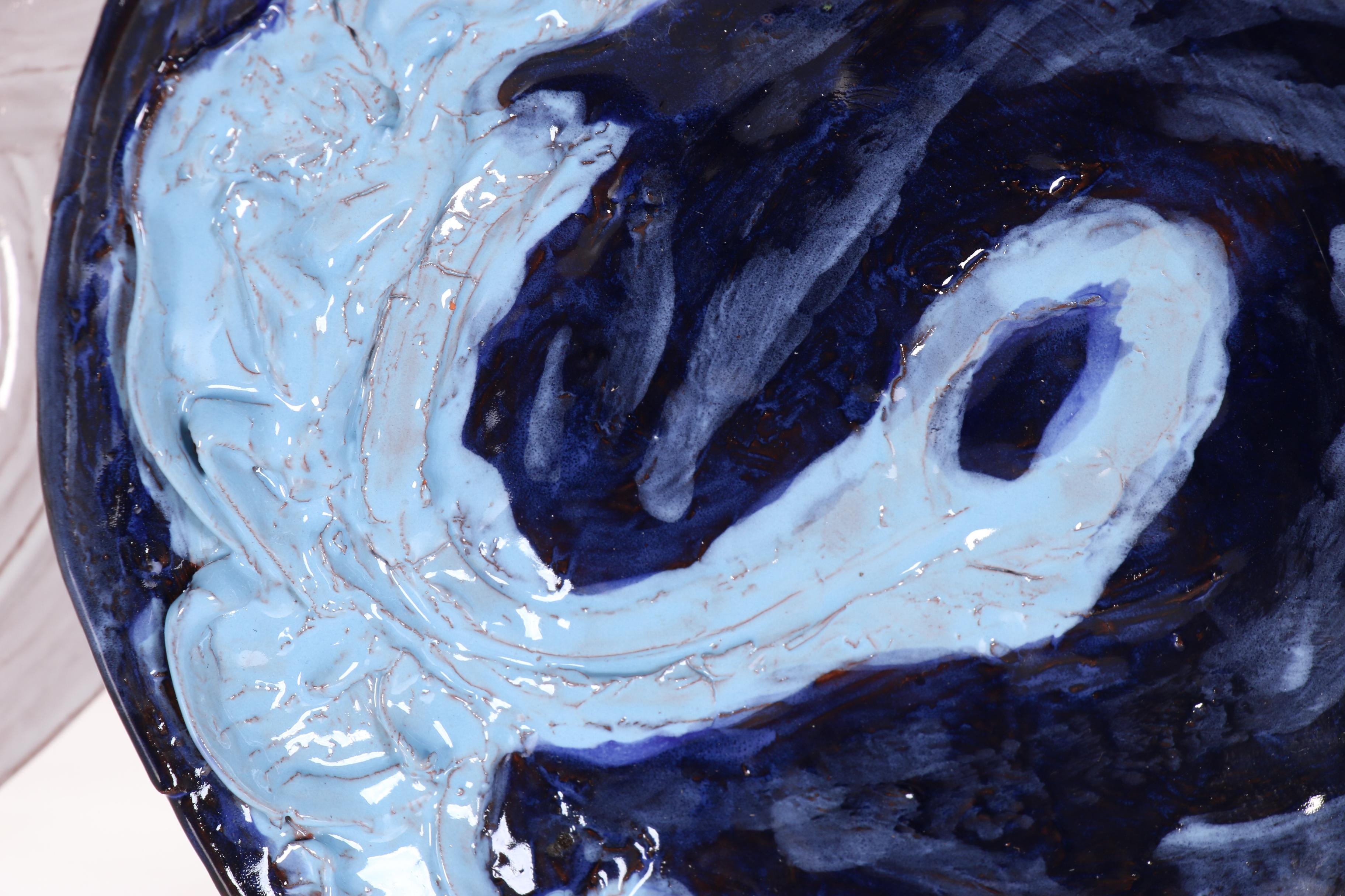 Carlos J. Perez and Anthony Becker Ceramic Sculpture "The 4 Elements Plate Set"