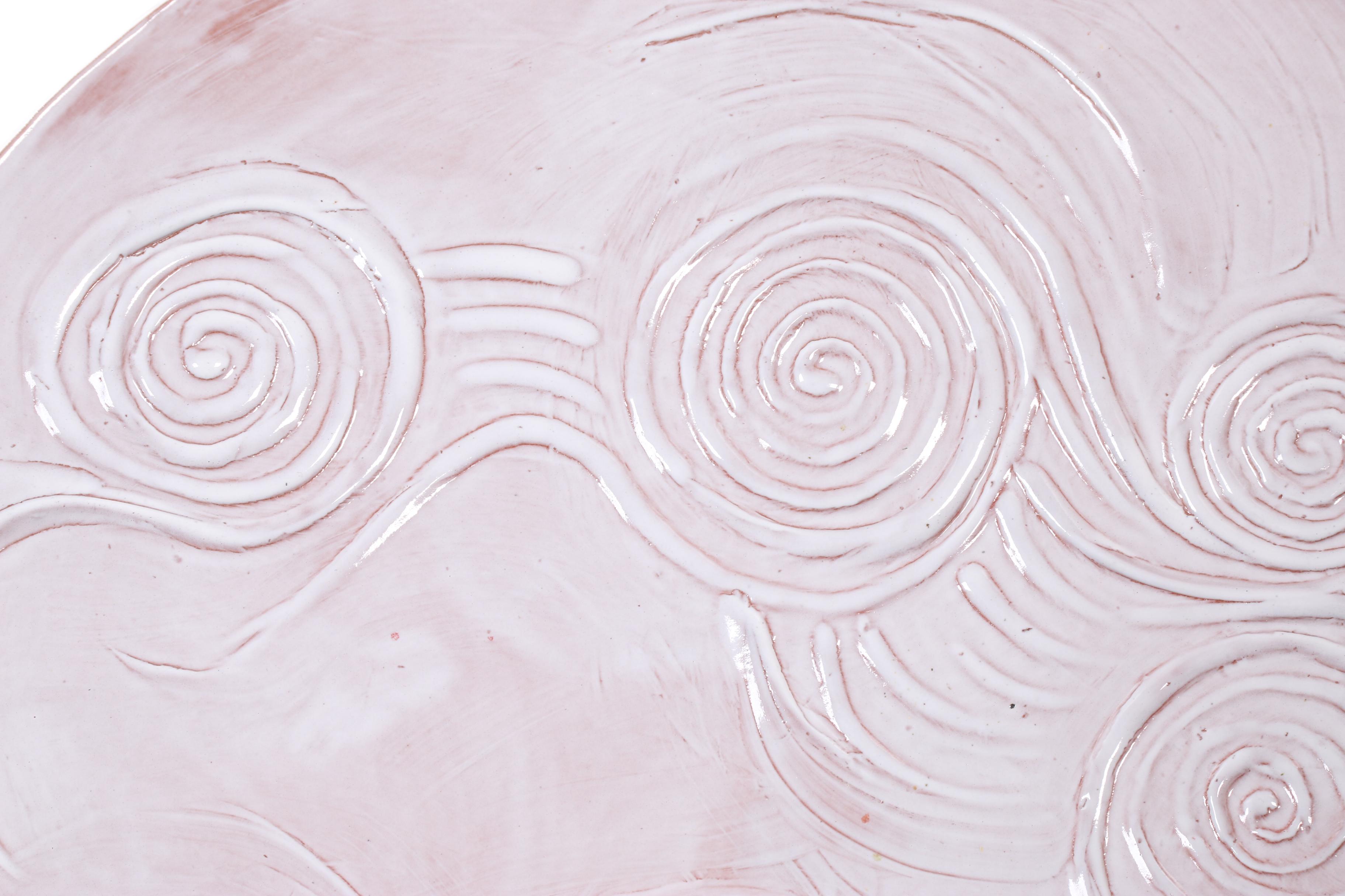 Carlos J. Perez and Anthony Becker Ceramic Sculpture "The 4 Elements Plate Set"