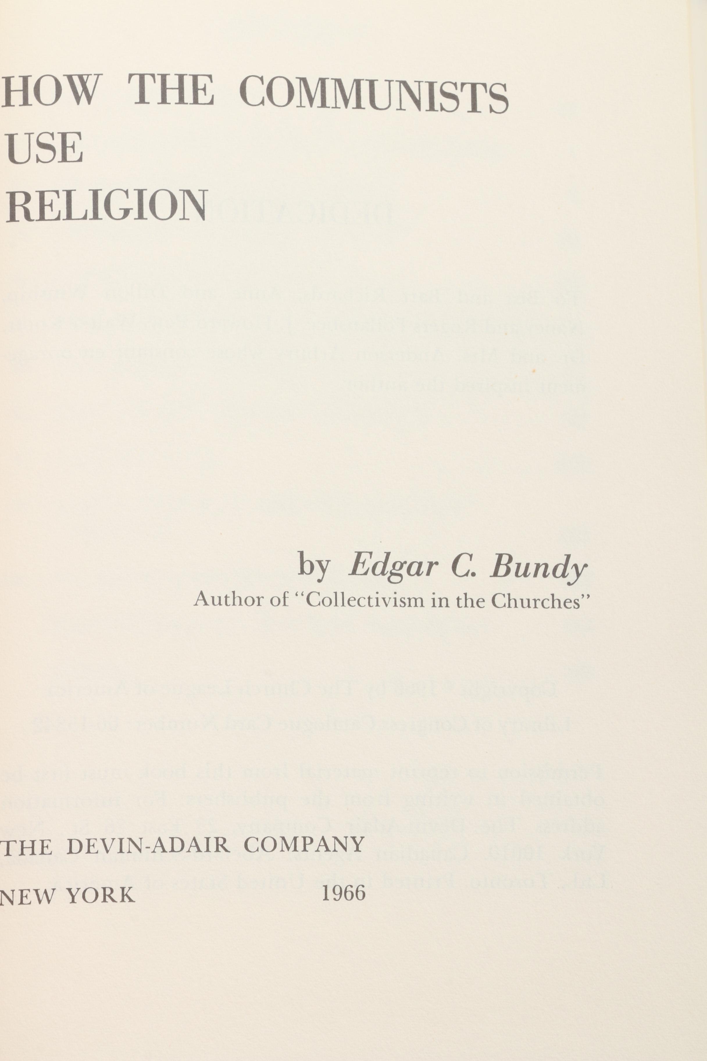 First Edition "KGB: The Secret Work of Soviet Agents" by Barron with Other Books