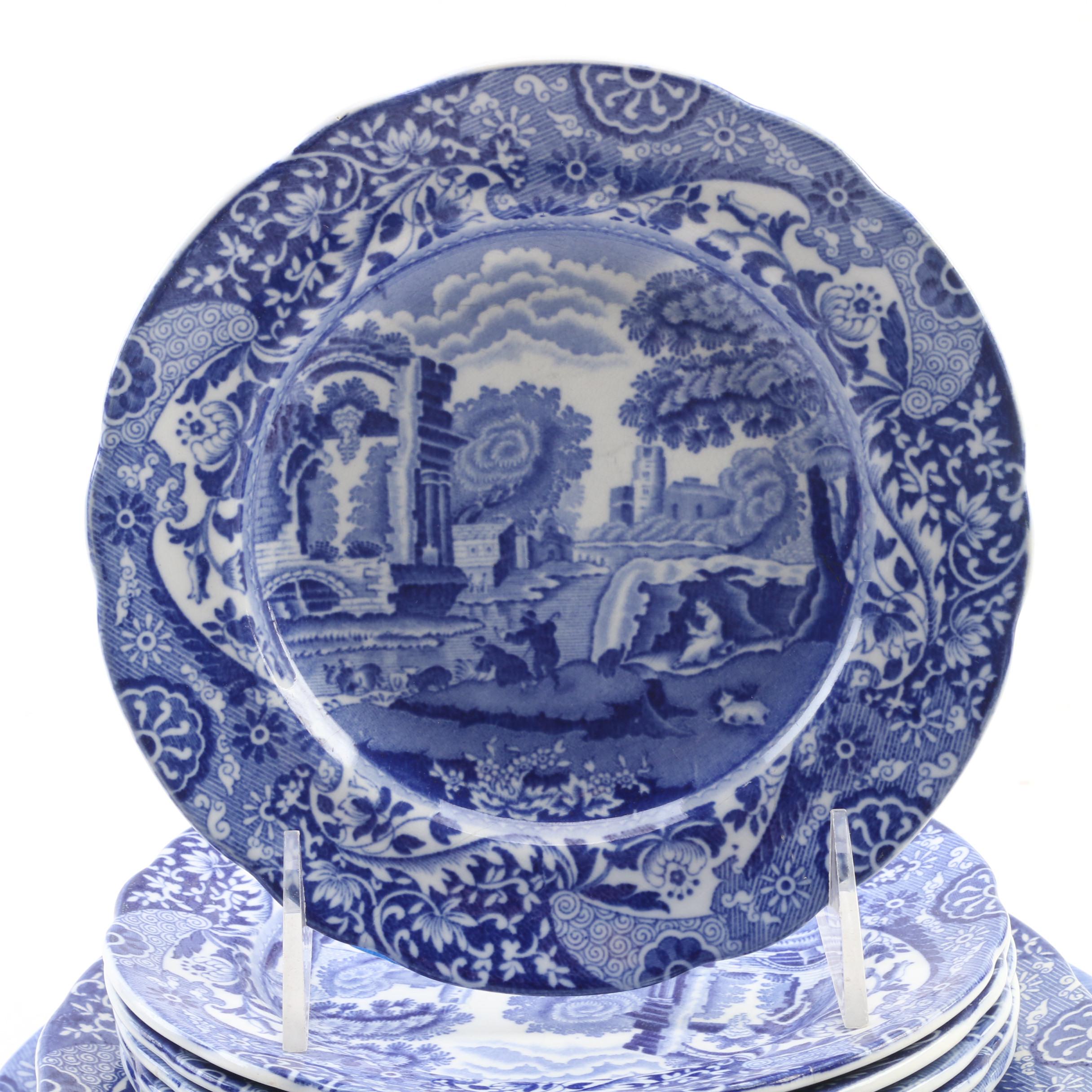 Copeland Spode "Italian" Earthenware Dinnerware, 1930s