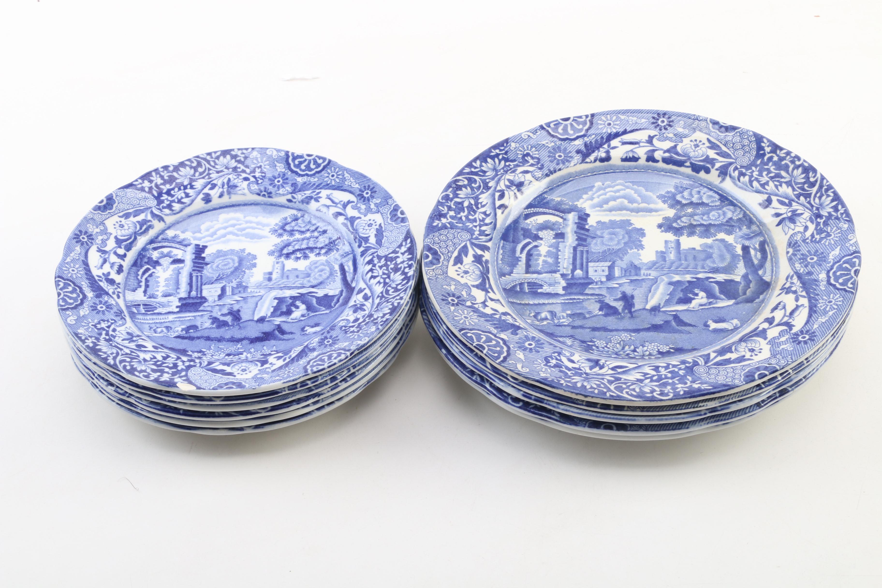 Copeland Spode "Italian" Earthenware Dinnerware, 1930s