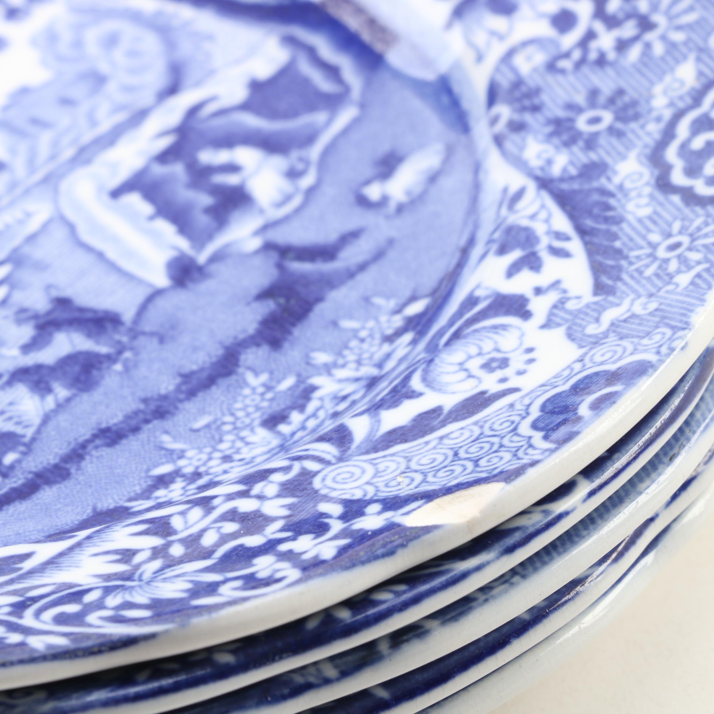 Copeland Spode "Italian" Earthenware Dinnerware, 1930s