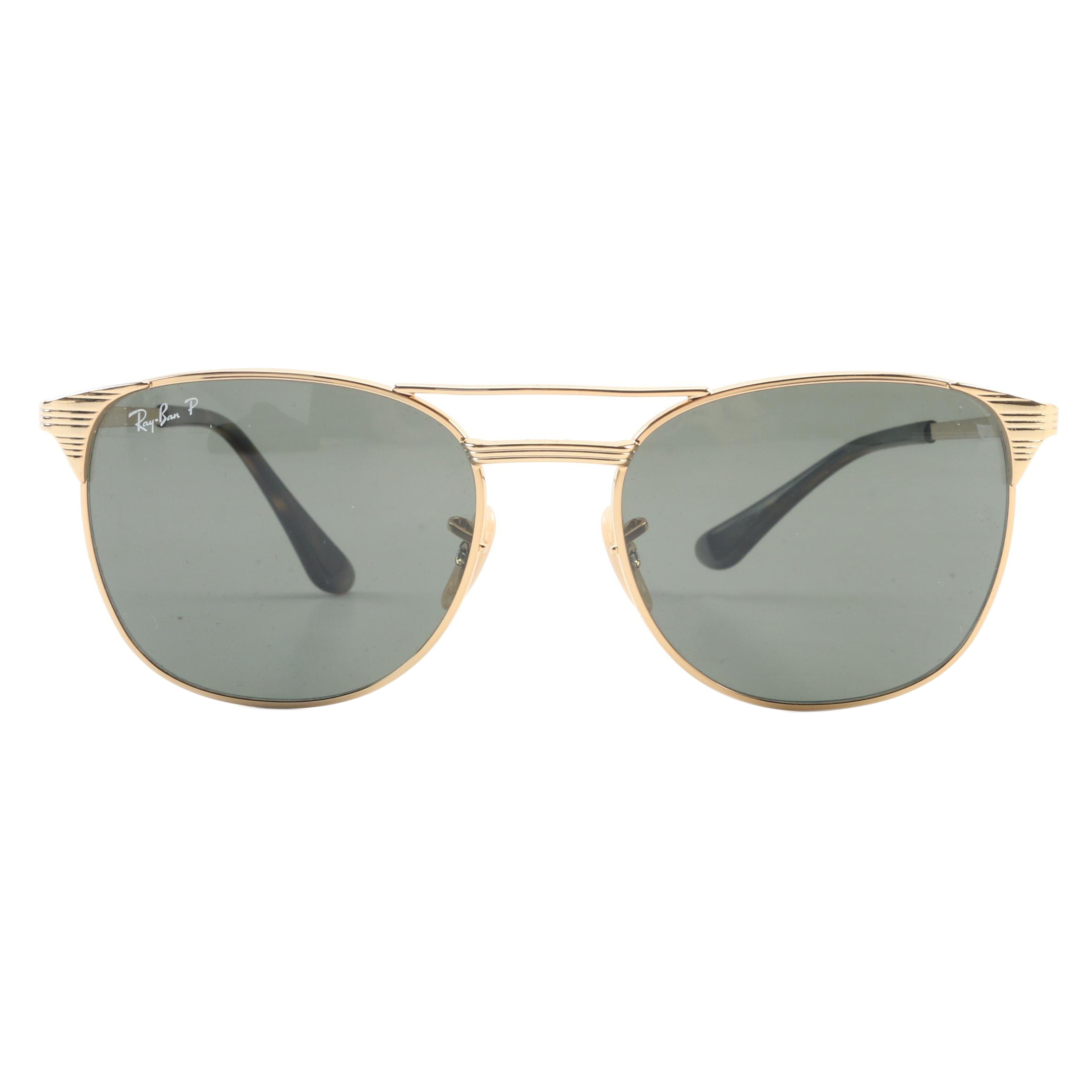 Ray-Ban Polarized RB 3429 Gold Tone Aviators with Case