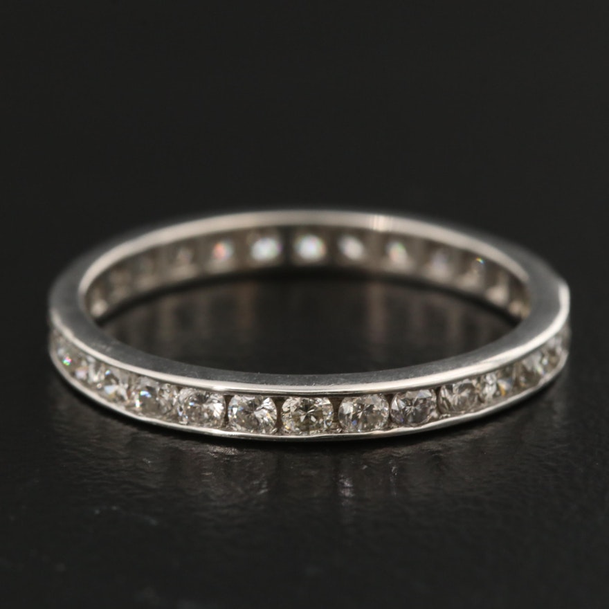 Platinum Diamond Eternity Band