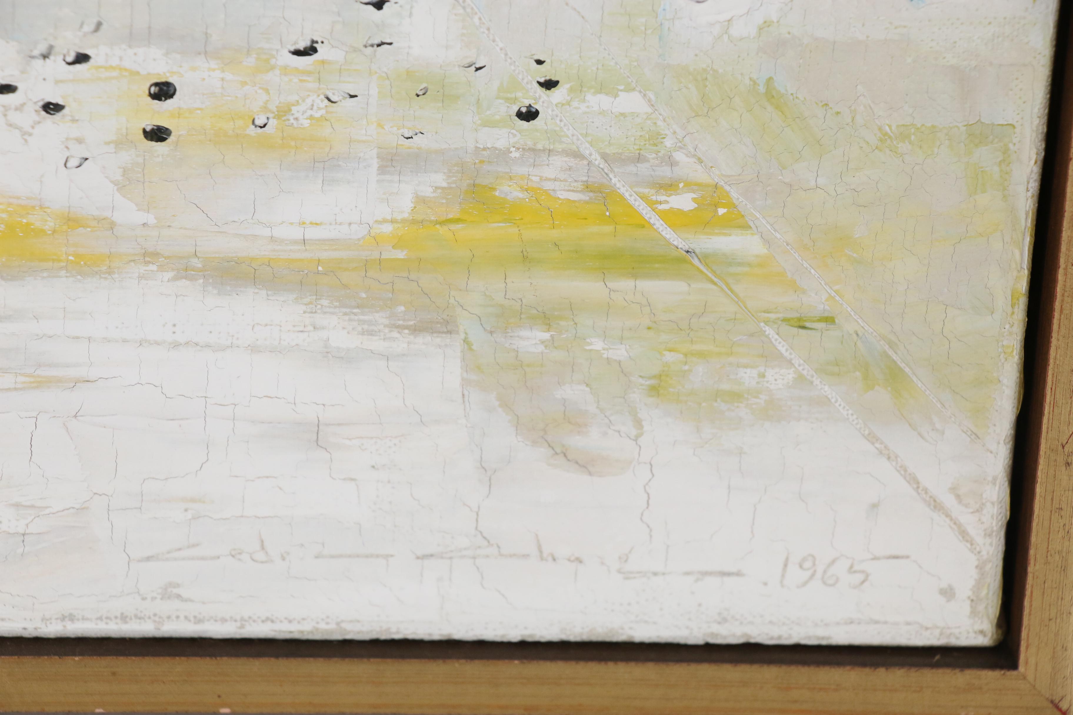 Cedric Chang Oil Painting "St. Mark's Basilica in the Afternoon Sun", 1965