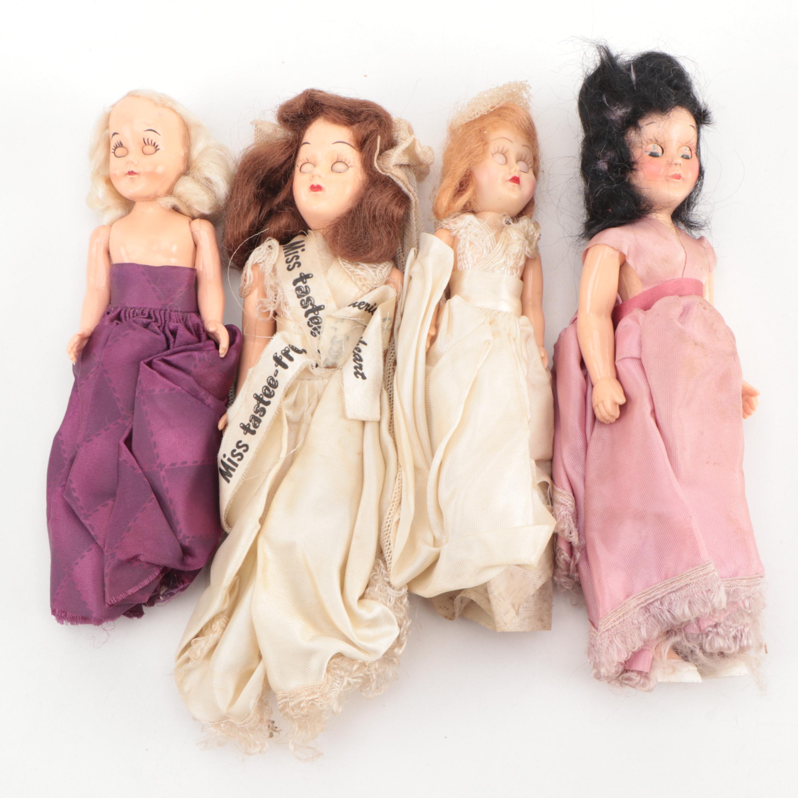 Duchess Doll Corp Miss Tastee-Freez with Other Dolls and Clothing