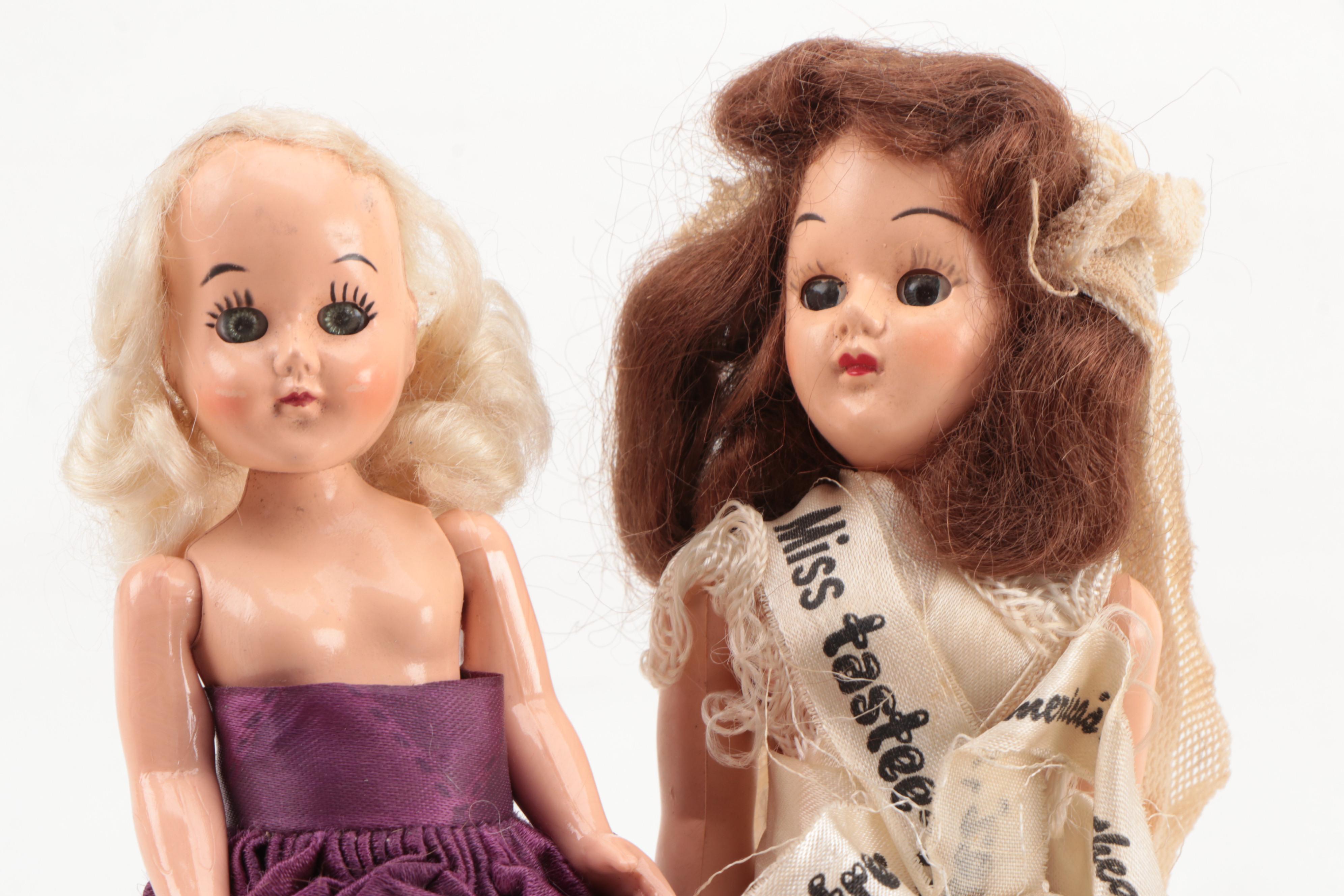 Duchess Doll Corp Miss Tastee-Freez with Other Dolls and Clothing