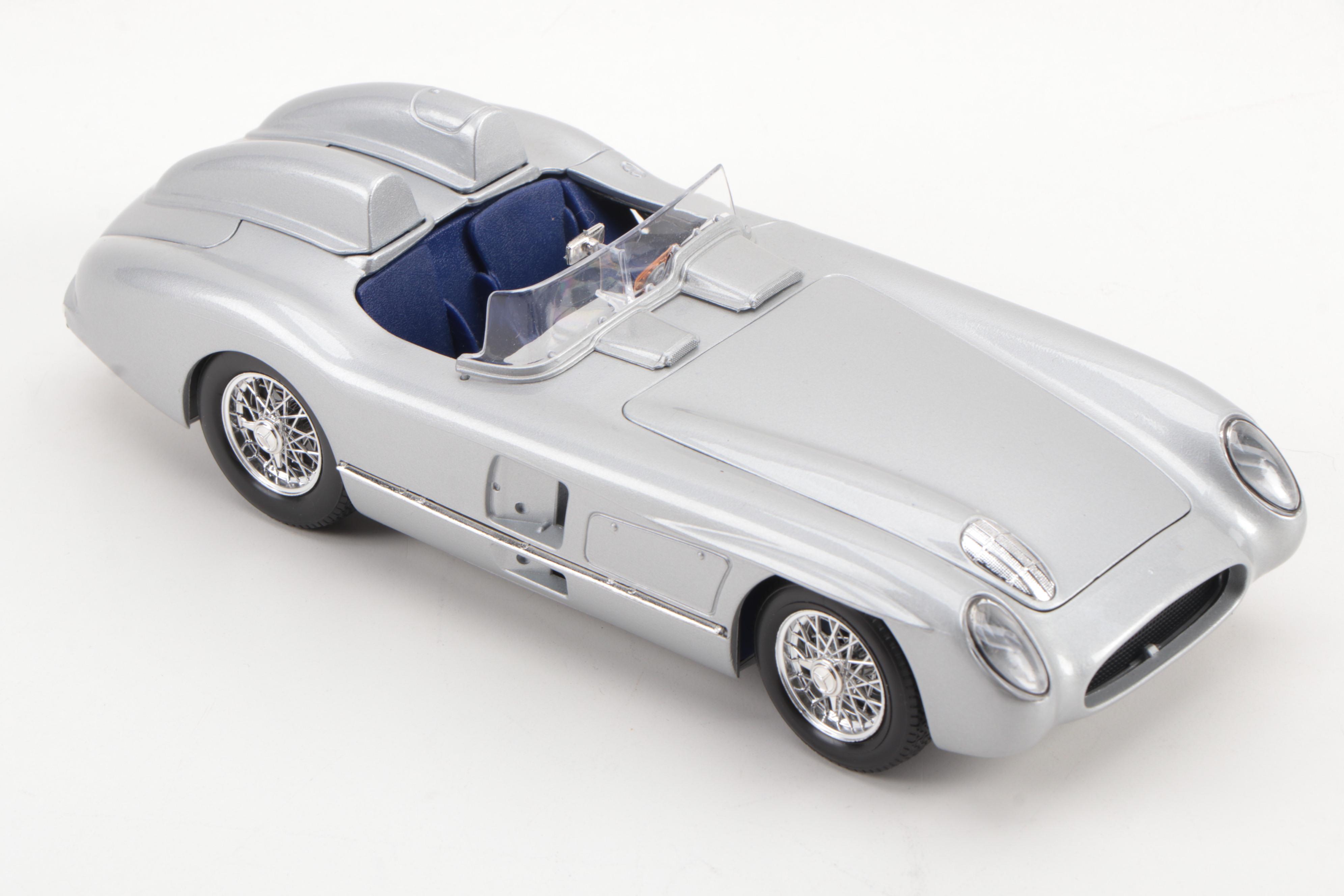 Bburago Mercedes-Benz 300 SLR with Other Diecast Cars