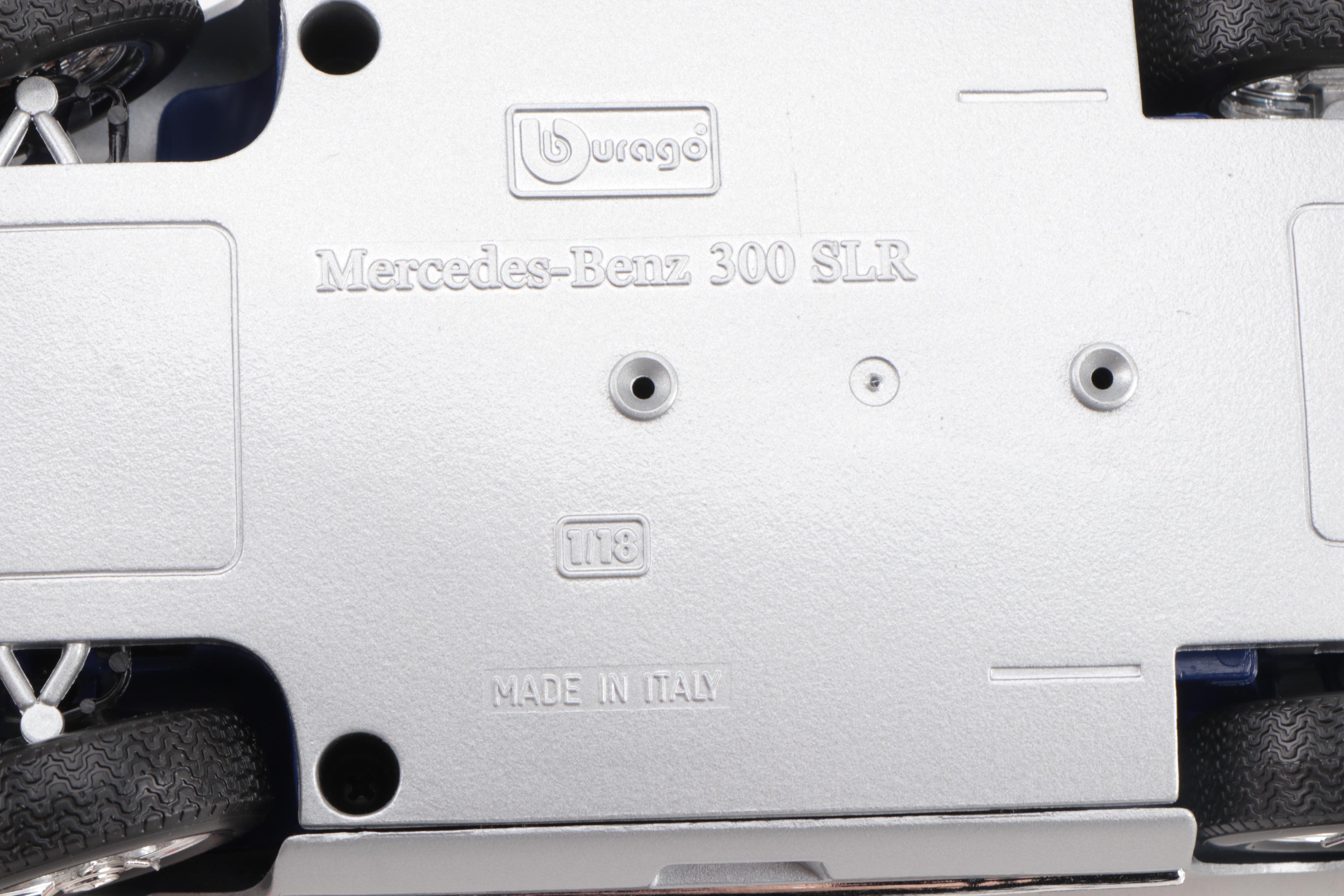 Bburago Mercedes-Benz 300 SLR with Other Diecast Cars