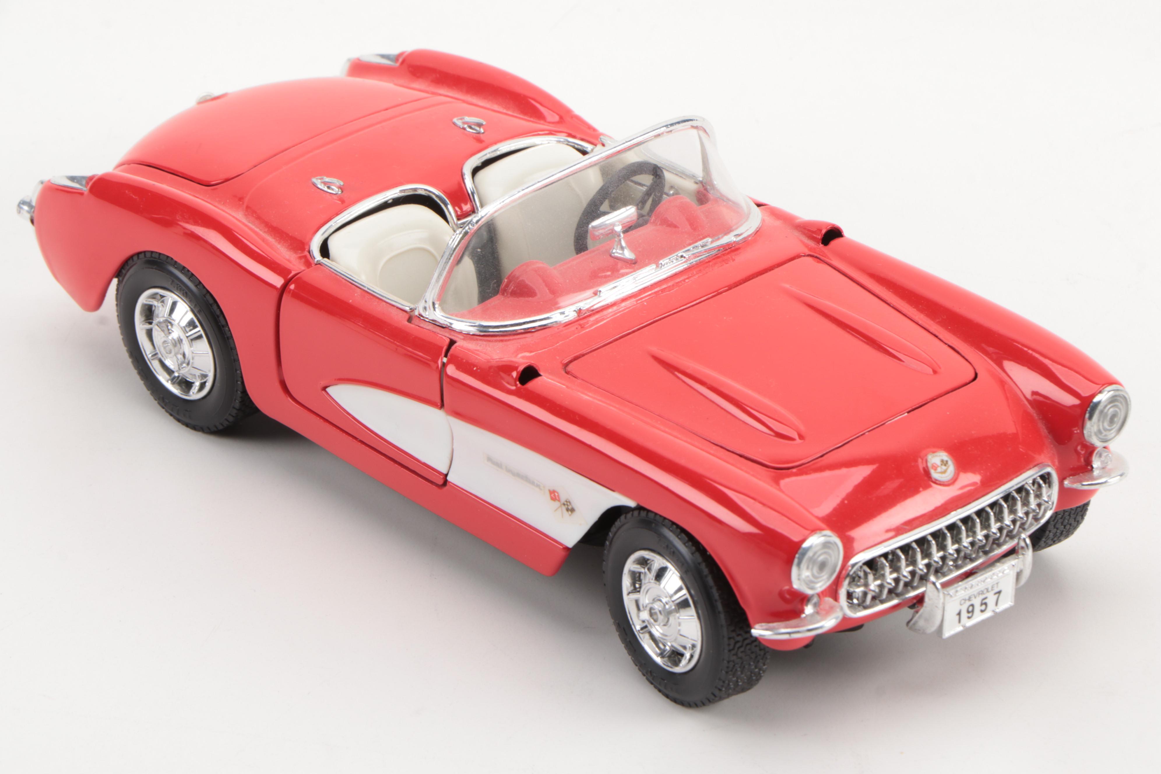 Bburago Mercedes-Benz 300 SLR with Other Diecast Cars