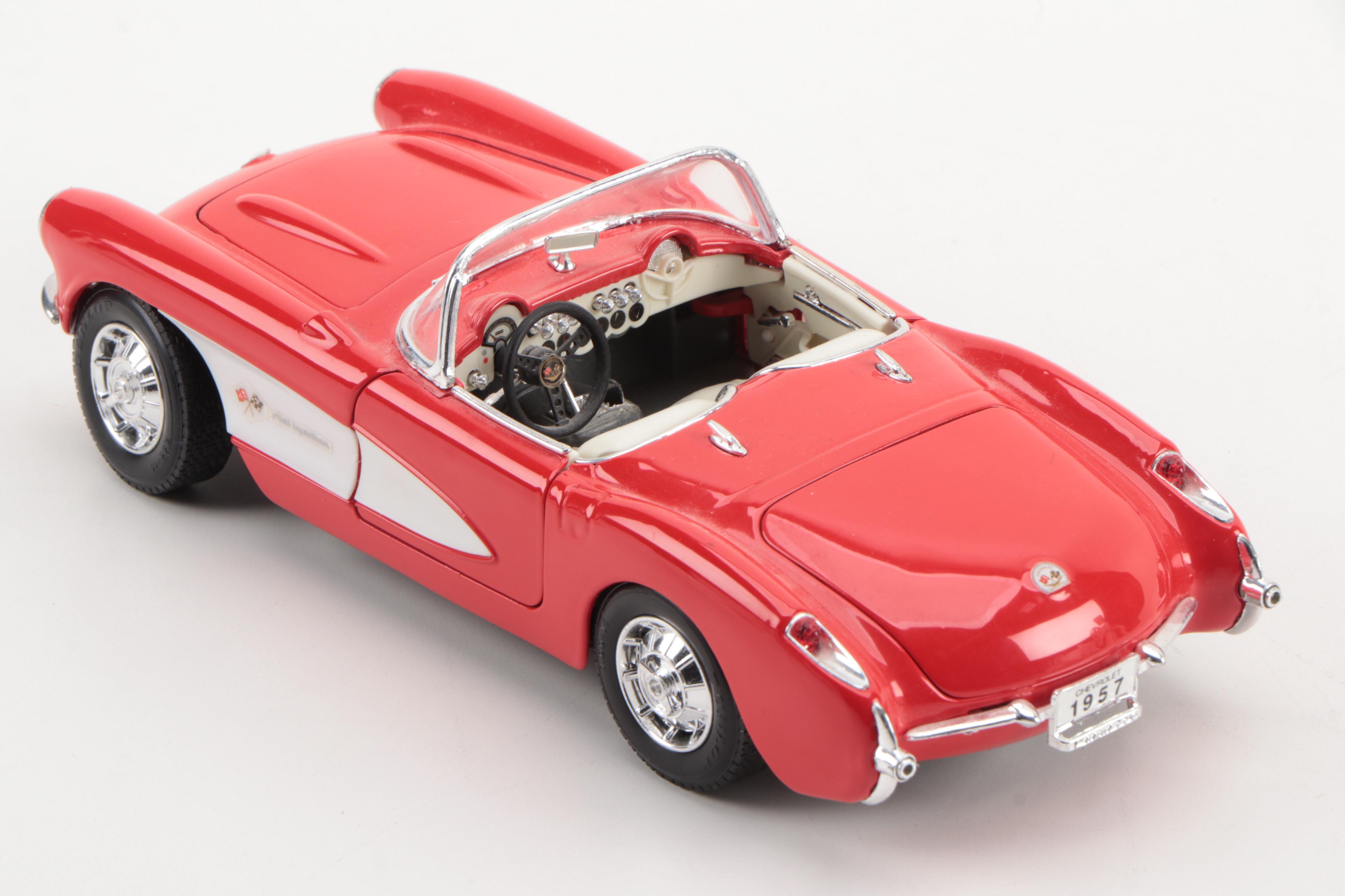 Bburago Mercedes-Benz 300 SLR with Other Diecast Cars