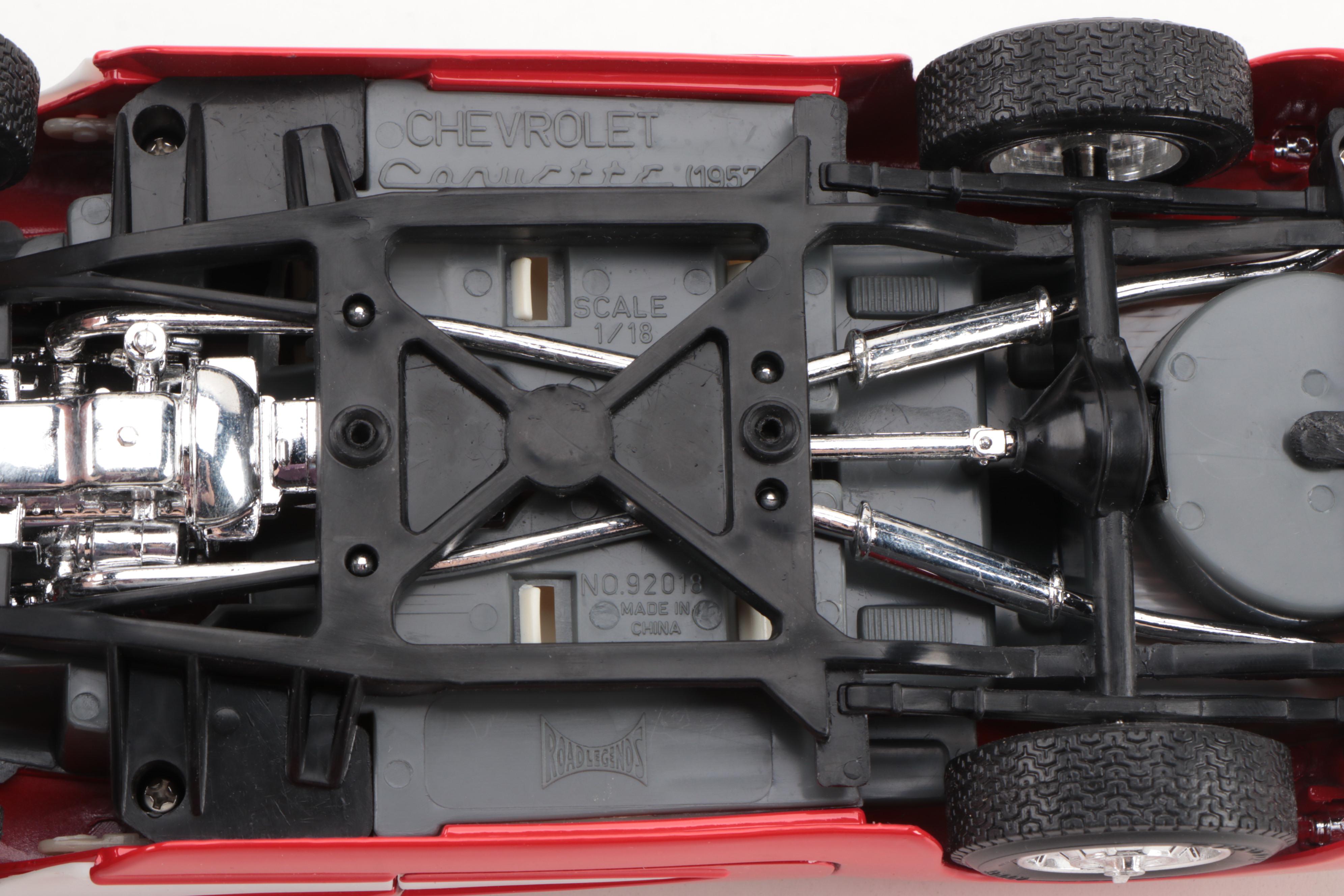 Bburago Mercedes-Benz 300 SLR with Other Diecast Cars