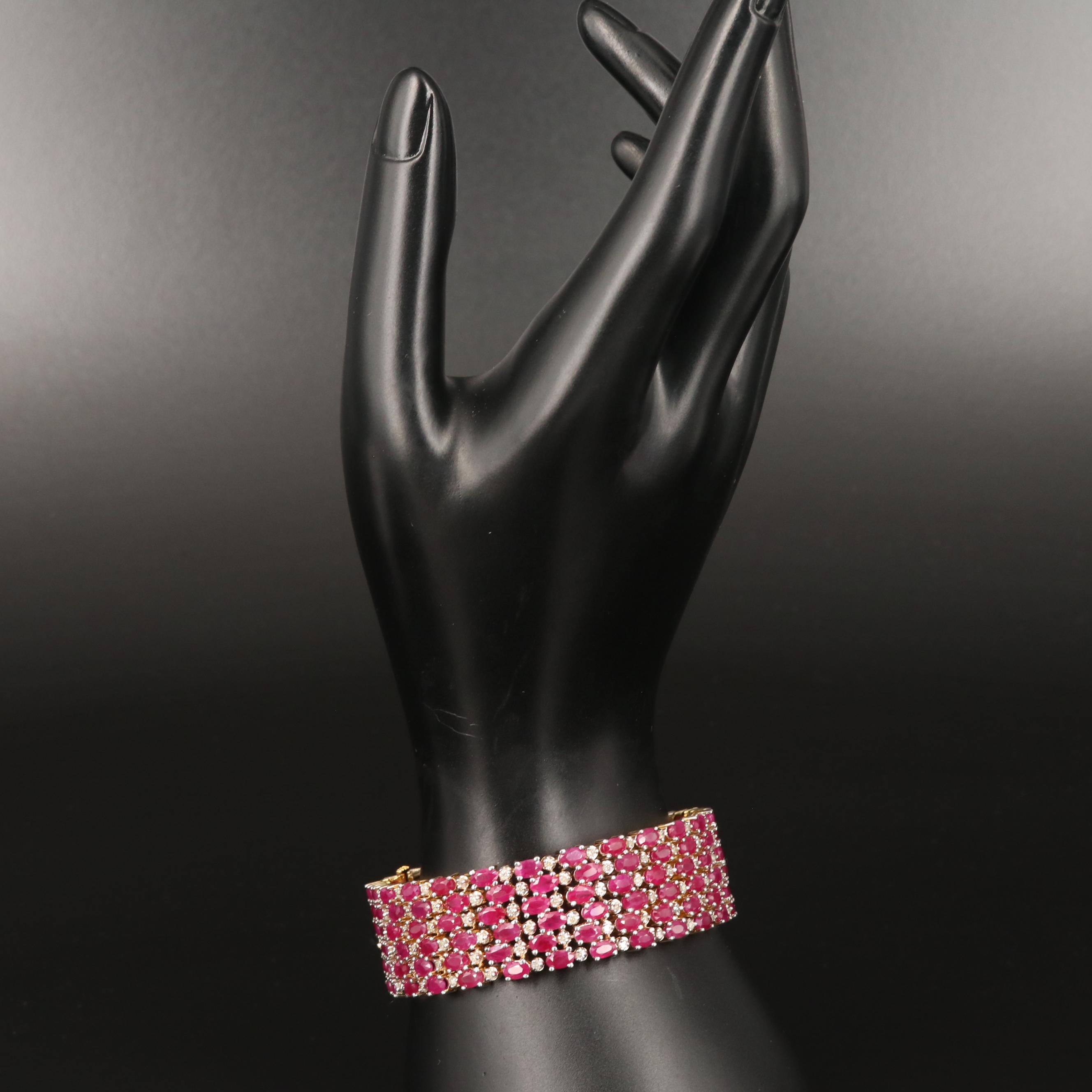 14K 43.00 CTW and 3.00 CTW Diamond Bracelet