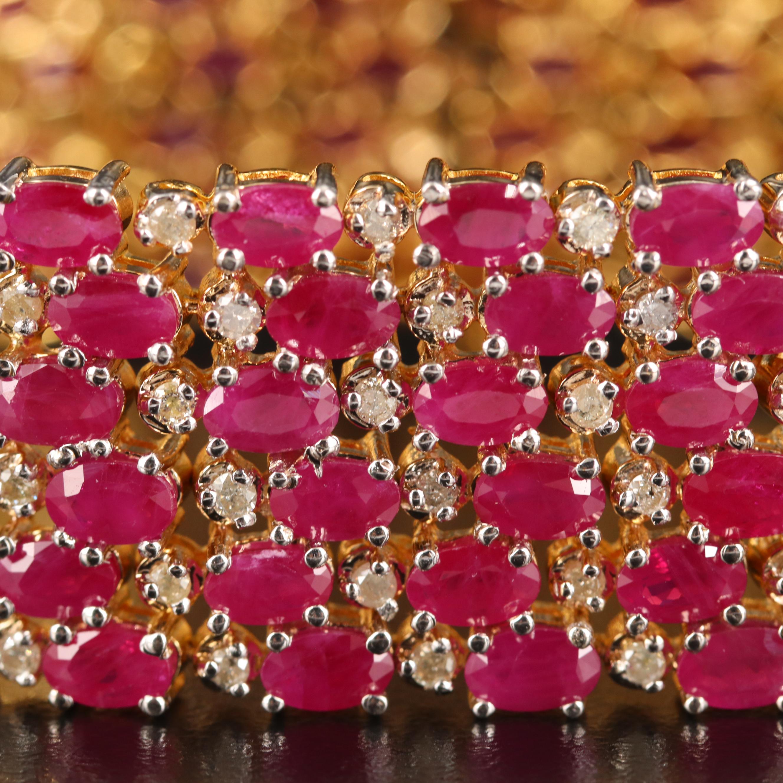 14K 43.00 CTW and 3.00 CTW Diamond Bracelet