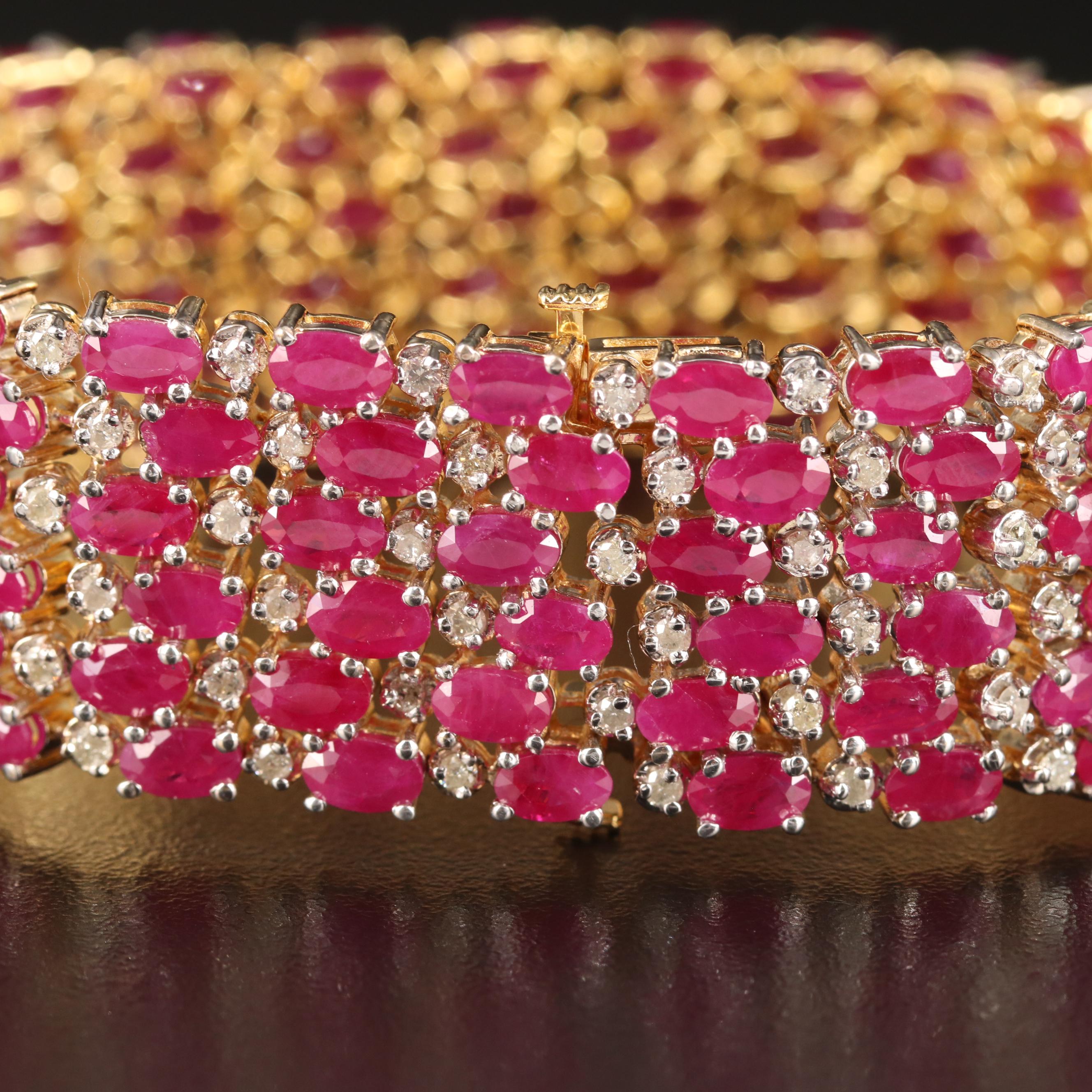 14K 43.00 CTW and 3.00 CTW Diamond Bracelet