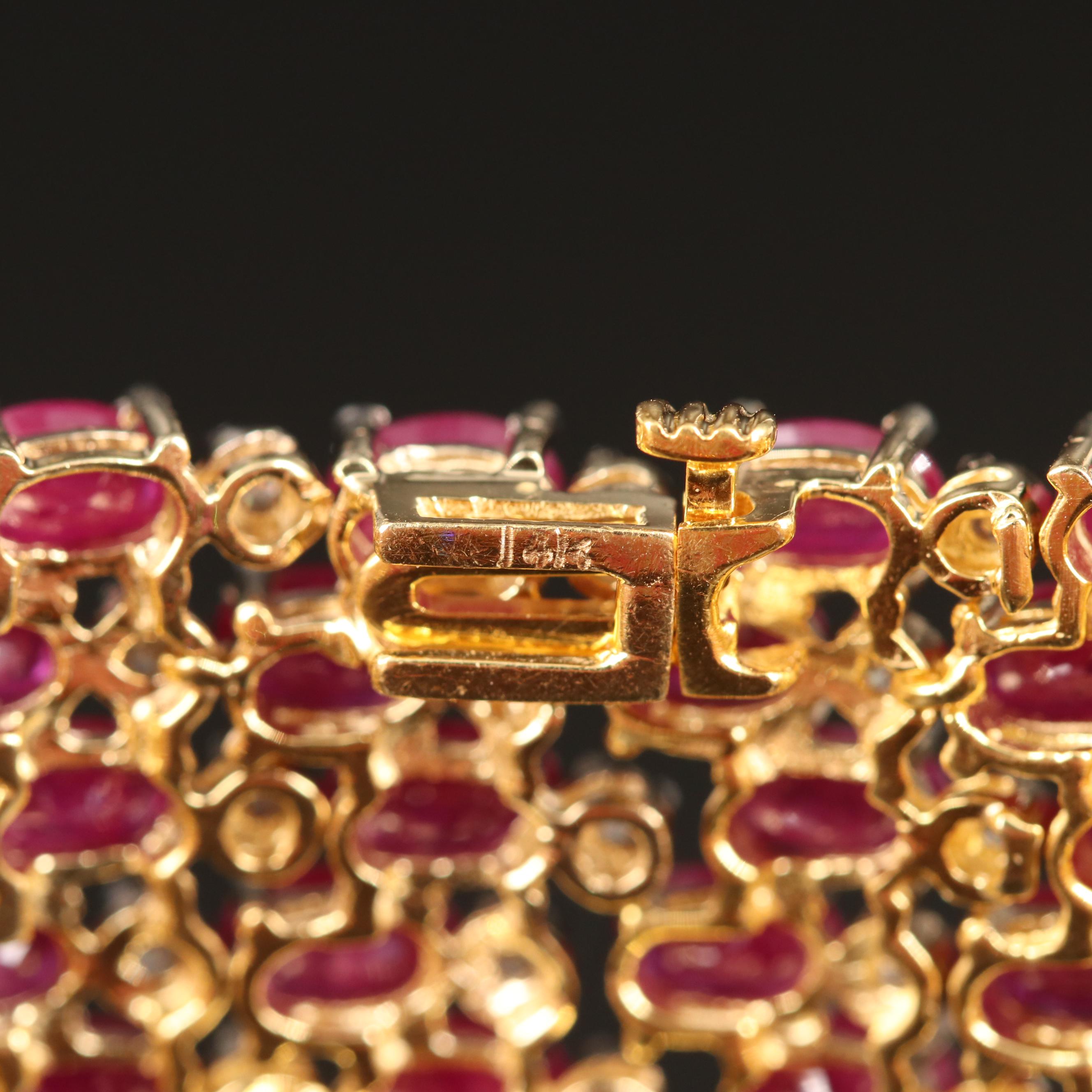 14K 43.00 CTW and 3.00 CTW Diamond Bracelet